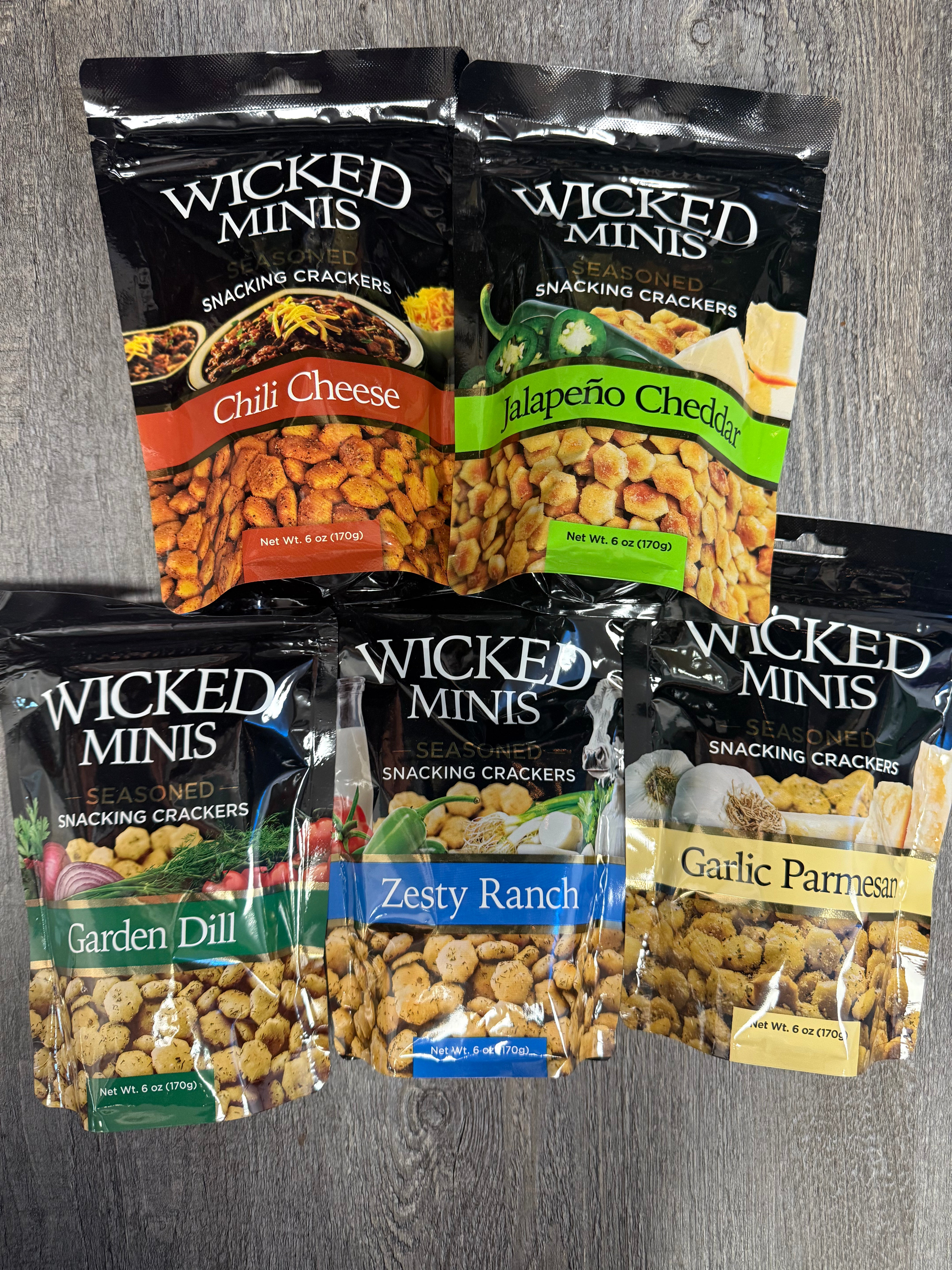 Wicked Minis Snack Crackers-330 Food-The Lovely Closet-The Lovely Closet, Women's Fashion Boutique in Alexandria, KY