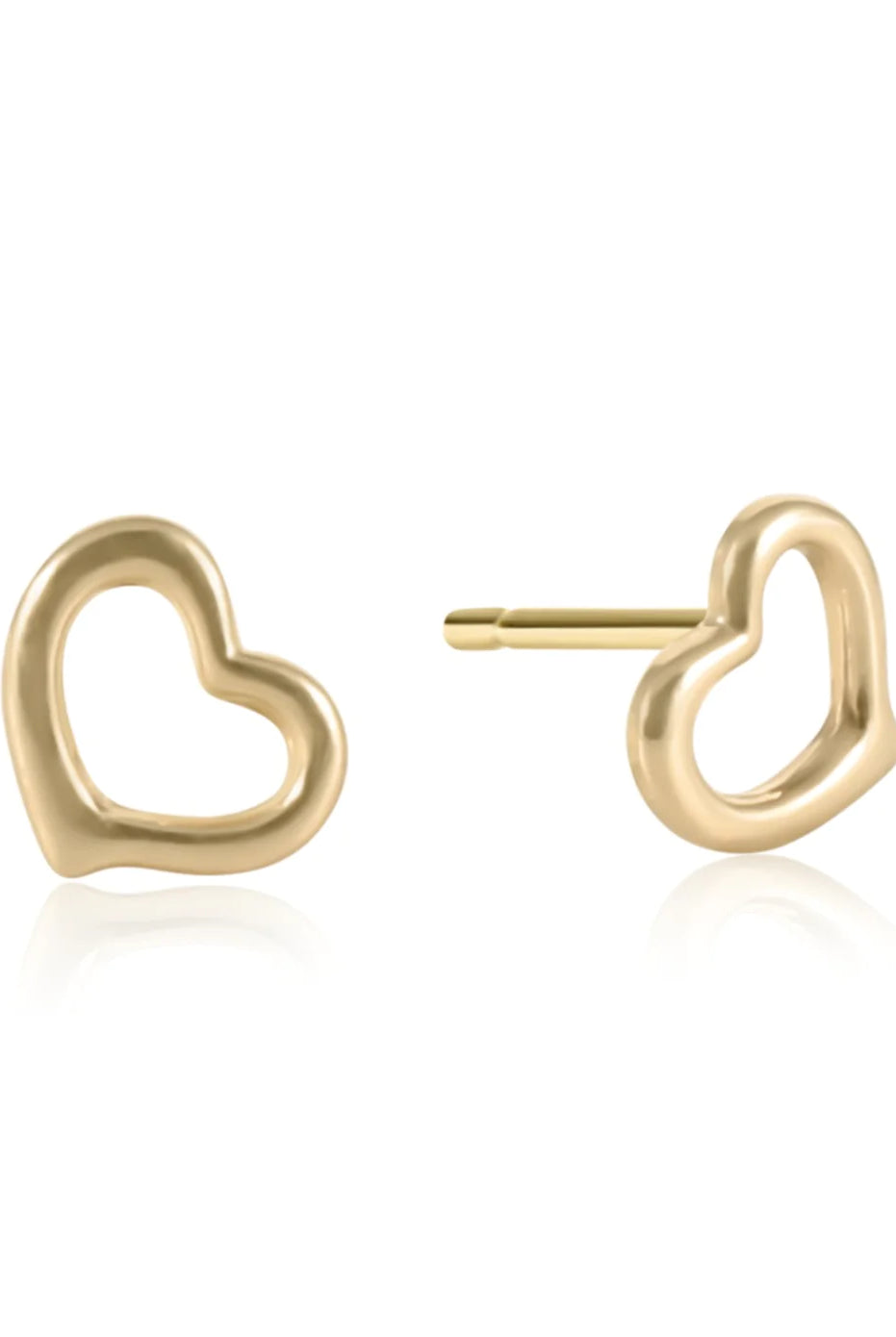 Gold Love Stud-260 eNewton-eNewton-The Lovely Closet, Women's Fashion Boutique in Alexandria, KY
