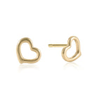 Gold Love Stud-260 eNewton-eNewton-The Lovely Closet, Women's Fashion Boutique in Alexandria, KY