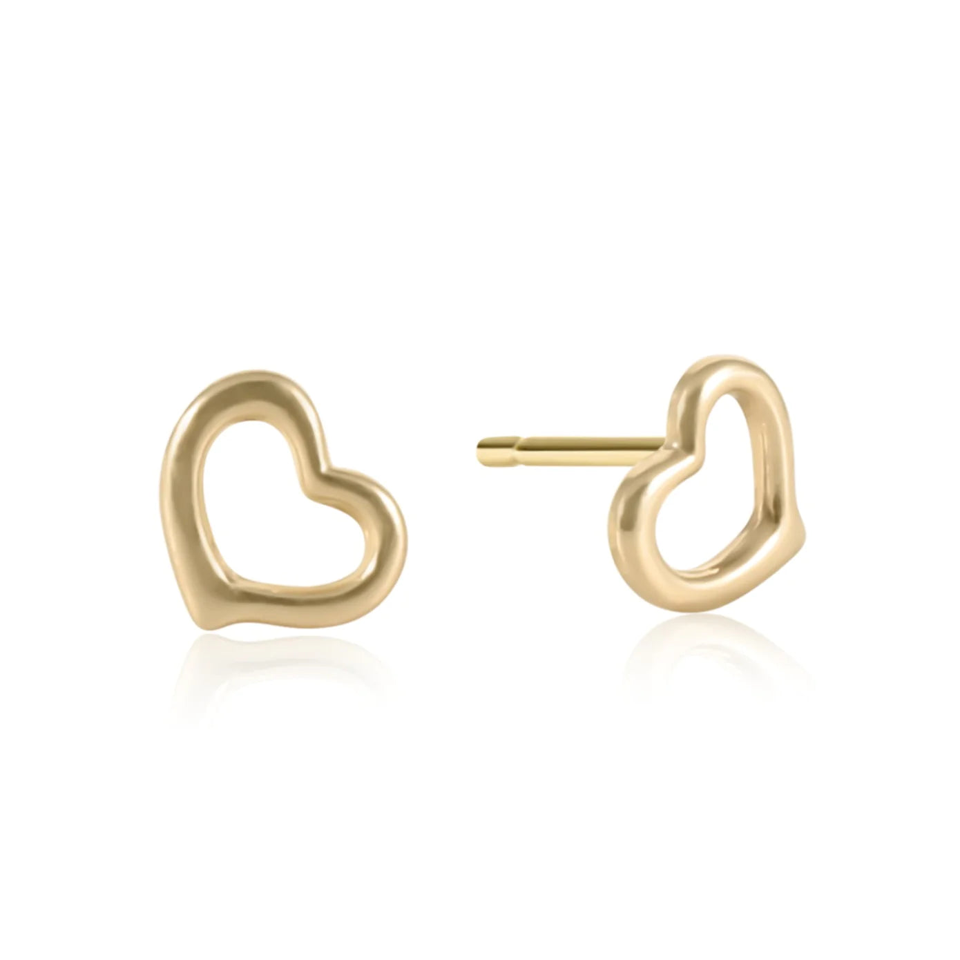 Gold Love Stud-260 eNewton-eNewton-The Lovely Closet, Women's Fashion Boutique in Alexandria, KY