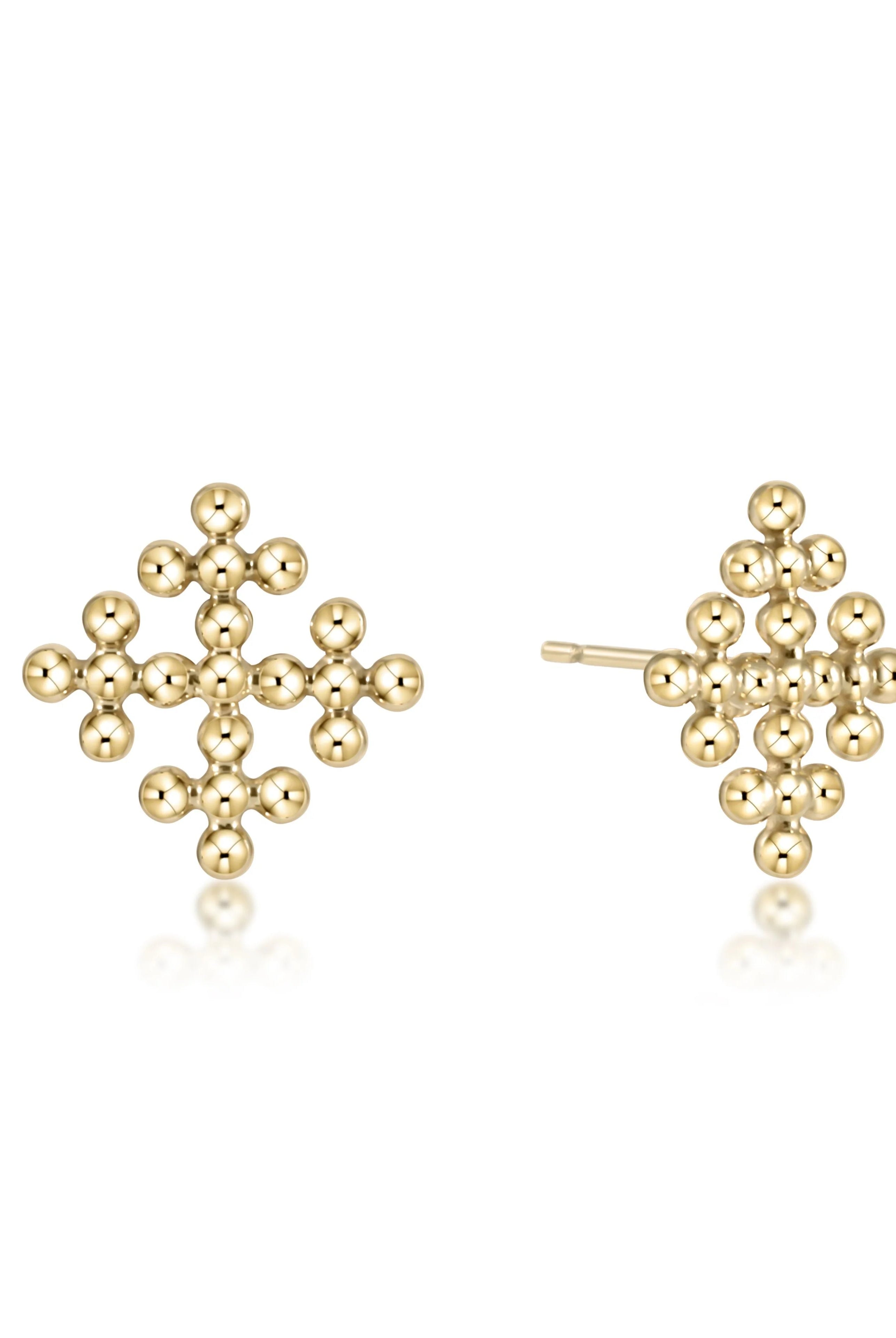 Classic Beaded Encompass Stud-260 eNewton-eNewton-The Lovely Closet, Women's Fashion Boutique in Alexandria, KY
