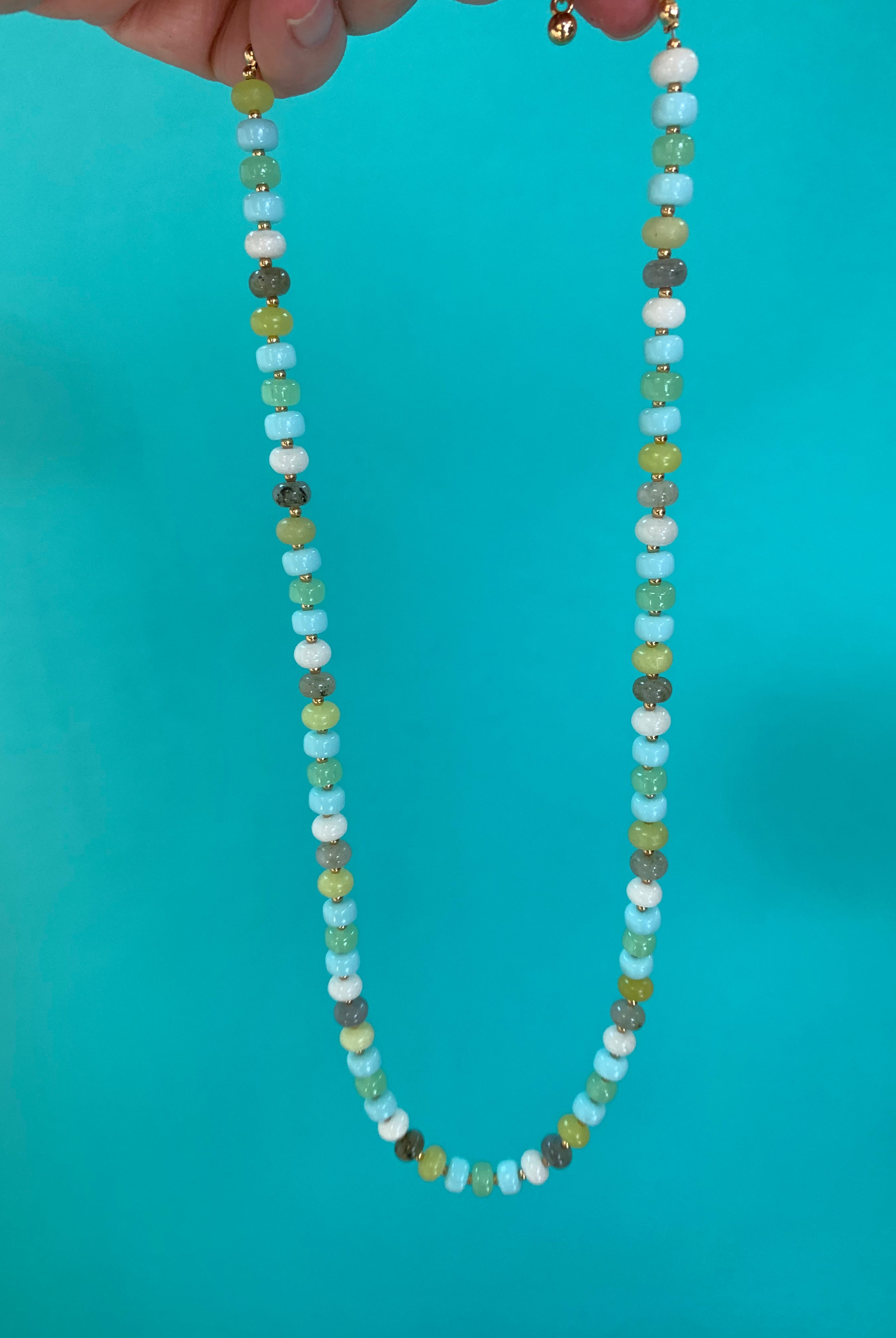 Mini Candy Bead Necklace-250 Jewelry-judson-The Lovely Closet, Women's Fashion Boutique in Alexandria, KY