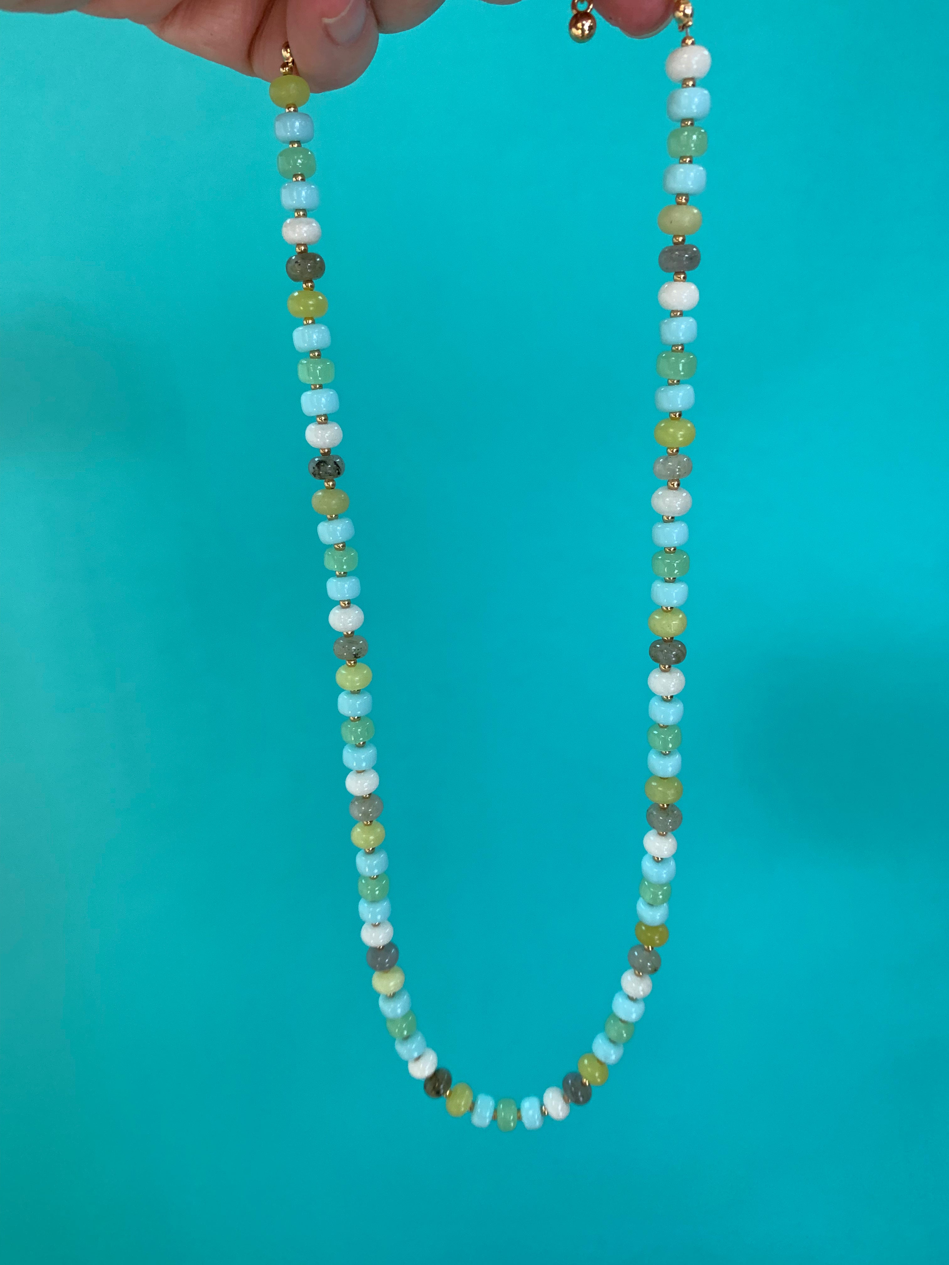 Mini Candy Bead Necklace-250 Jewelry-judson-The Lovely Closet, Women's Fashion Boutique in Alexandria, KY
