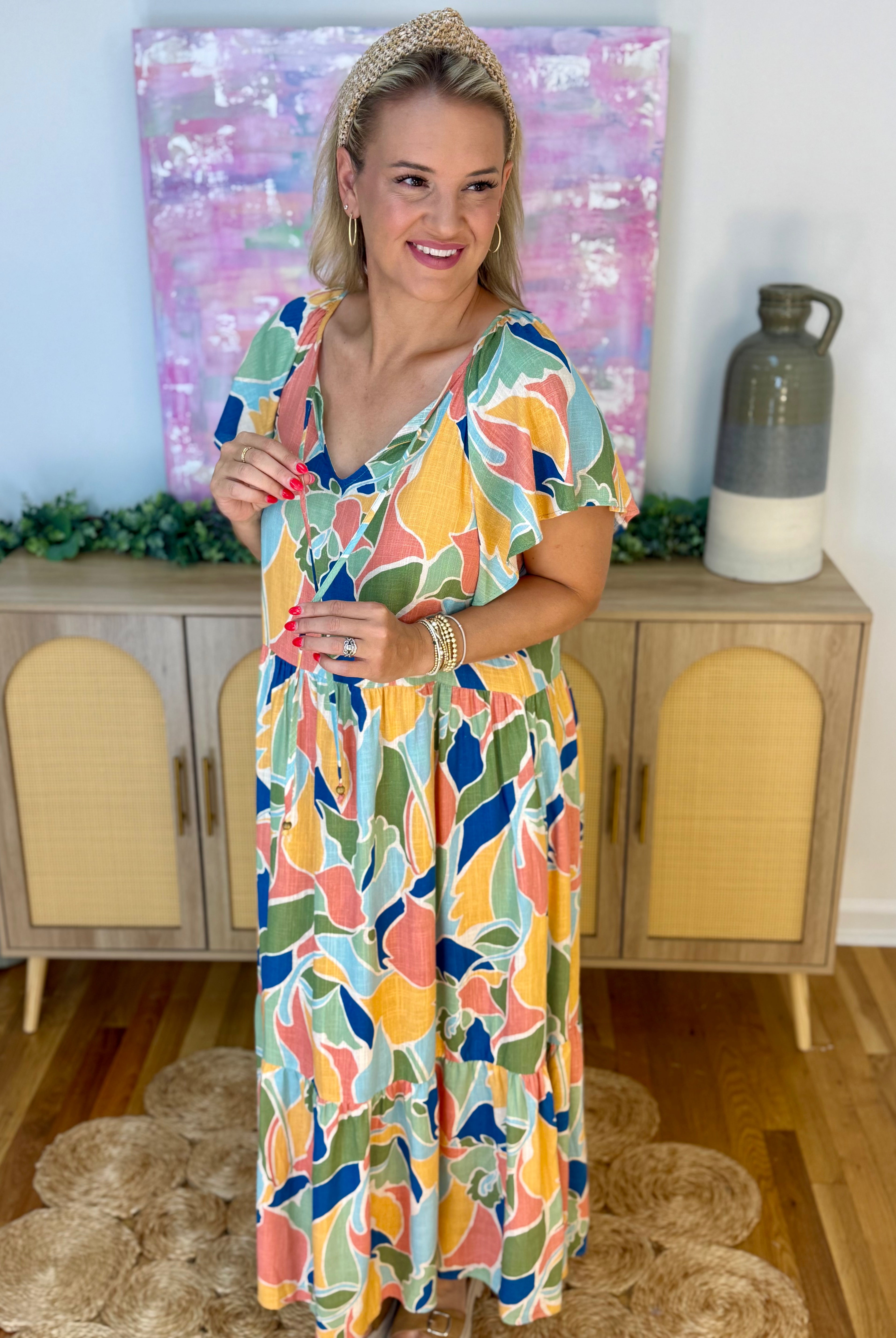 Sunset on the Beach Maxi Dress-180 Dresses-easel-The Lovely Closet, Women's Fashion Boutique in Alexandria, KY
