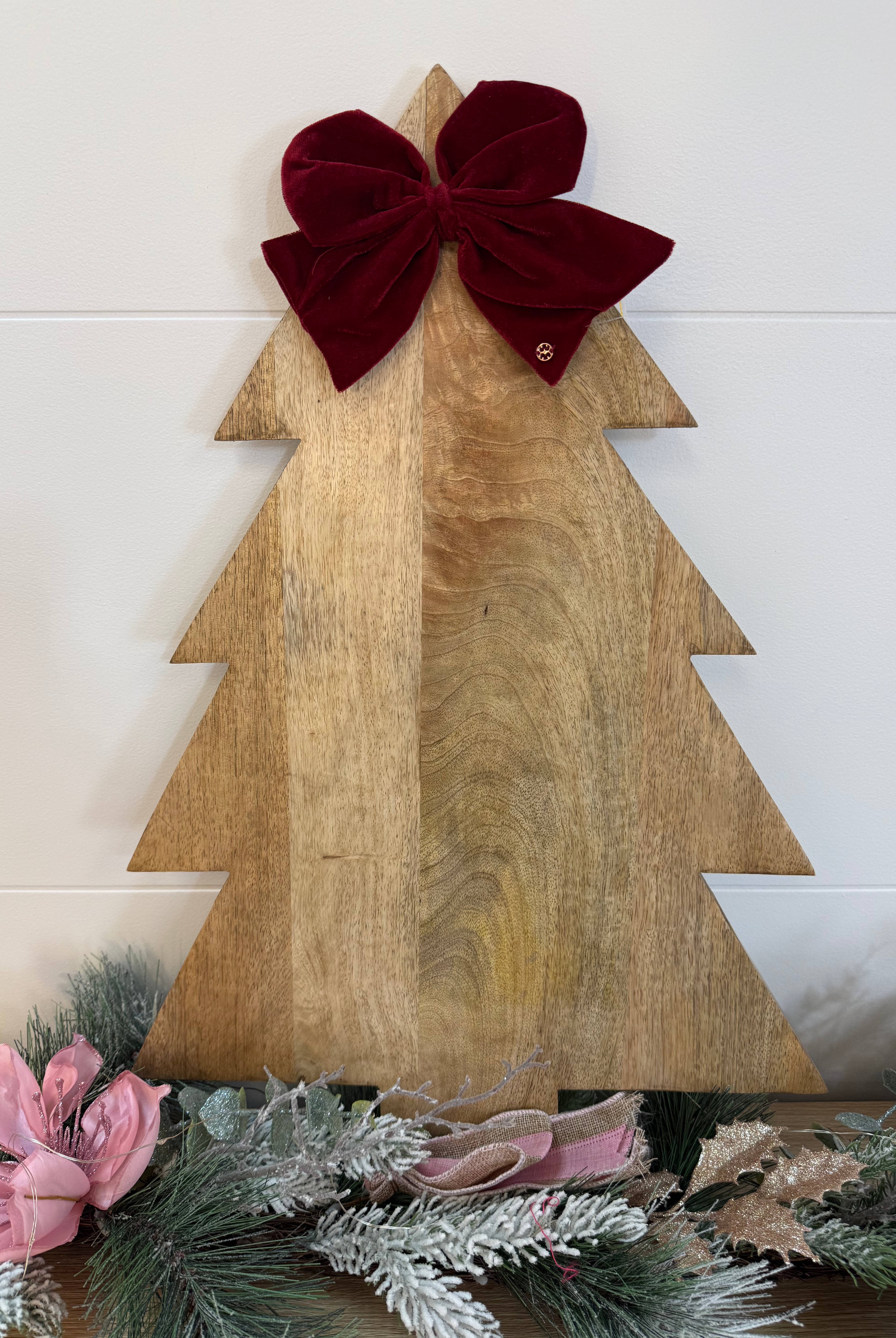 Tree Charcuterie Bow Board Magnetic-350 Holiday-Mary Square-The Lovely Closet, Women's Fashion Boutique in Alexandria, KY