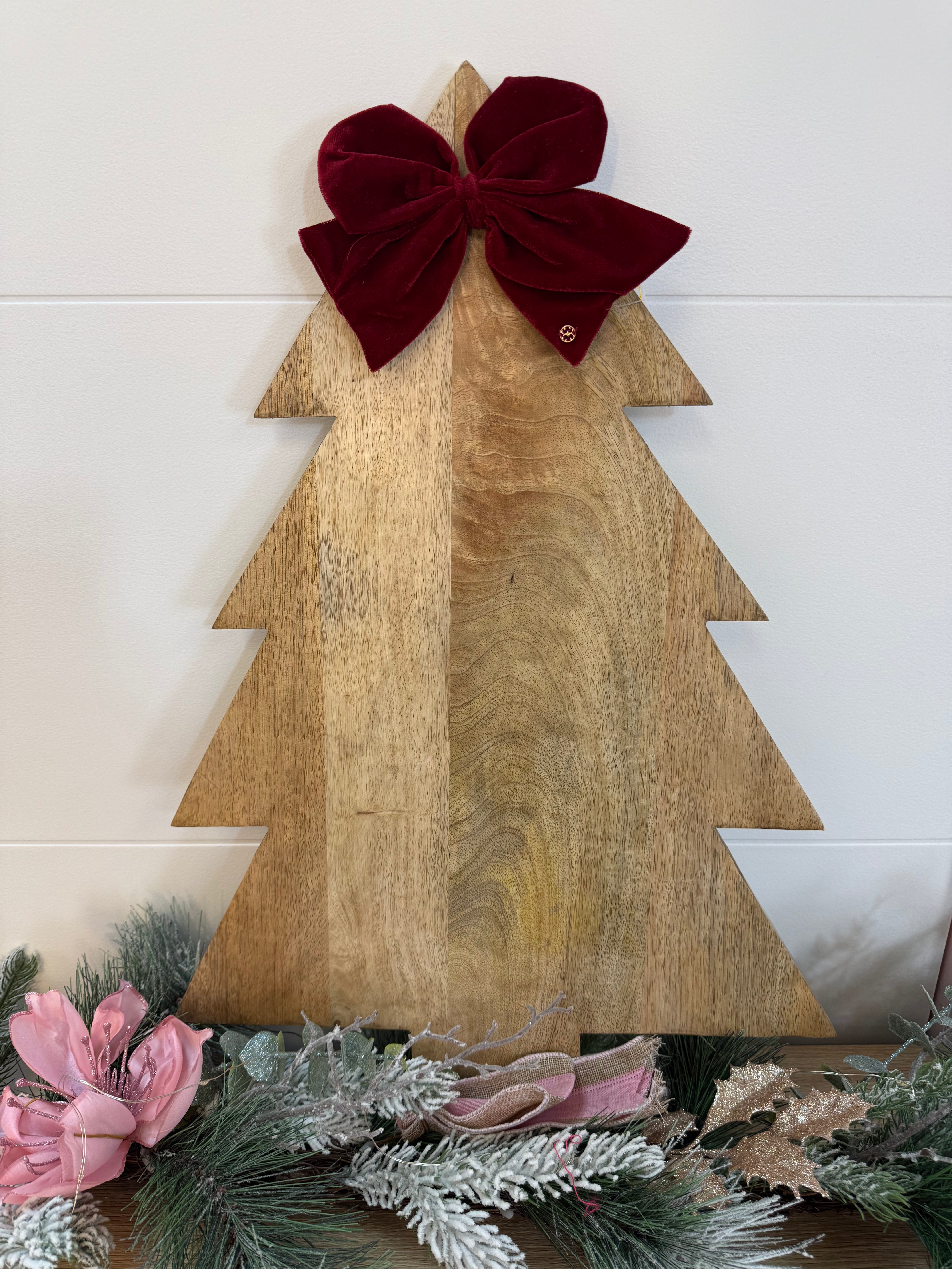 Tree Charcuterie Bow Board Magnetic-350 Holiday-Mary Square-The Lovely Closet, Women's Fashion Boutique in Alexandria, KY