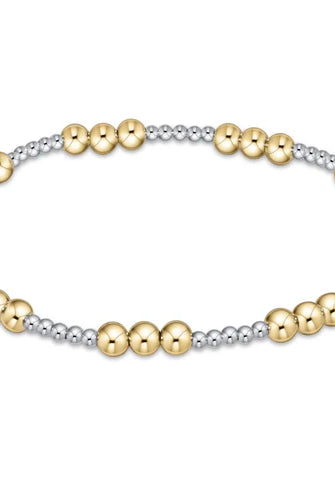 Classic Mixed Metal Joy 4mm Bracelet-260 eNewton-eNewton-The Lovely Closet, Women's Fashion Boutique in Alexandria, KY