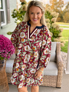 Harvest Happiness Dress-180 Dresses-Umgee-The Lovely Closet, Women's Fashion Boutique in Alexandria, KY