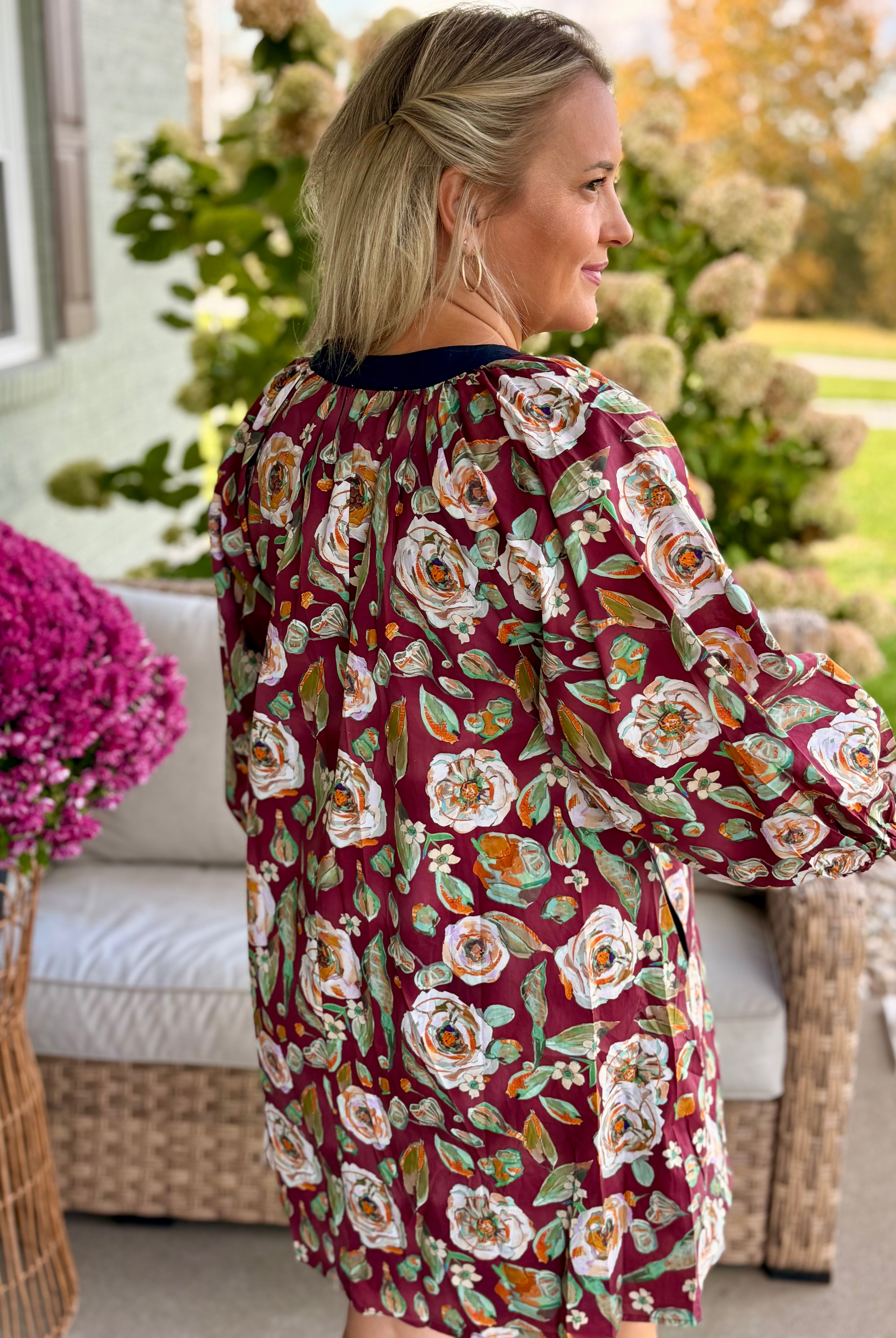 Harvest Happiness Dress-180 Dresses-Umgee-The Lovely Closet, Women's Fashion Boutique in Alexandria, KY