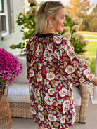 Harvest Happiness Dress-180 Dresses-Umgee-The Lovely Closet, Women's Fashion Boutique in Alexandria, KY