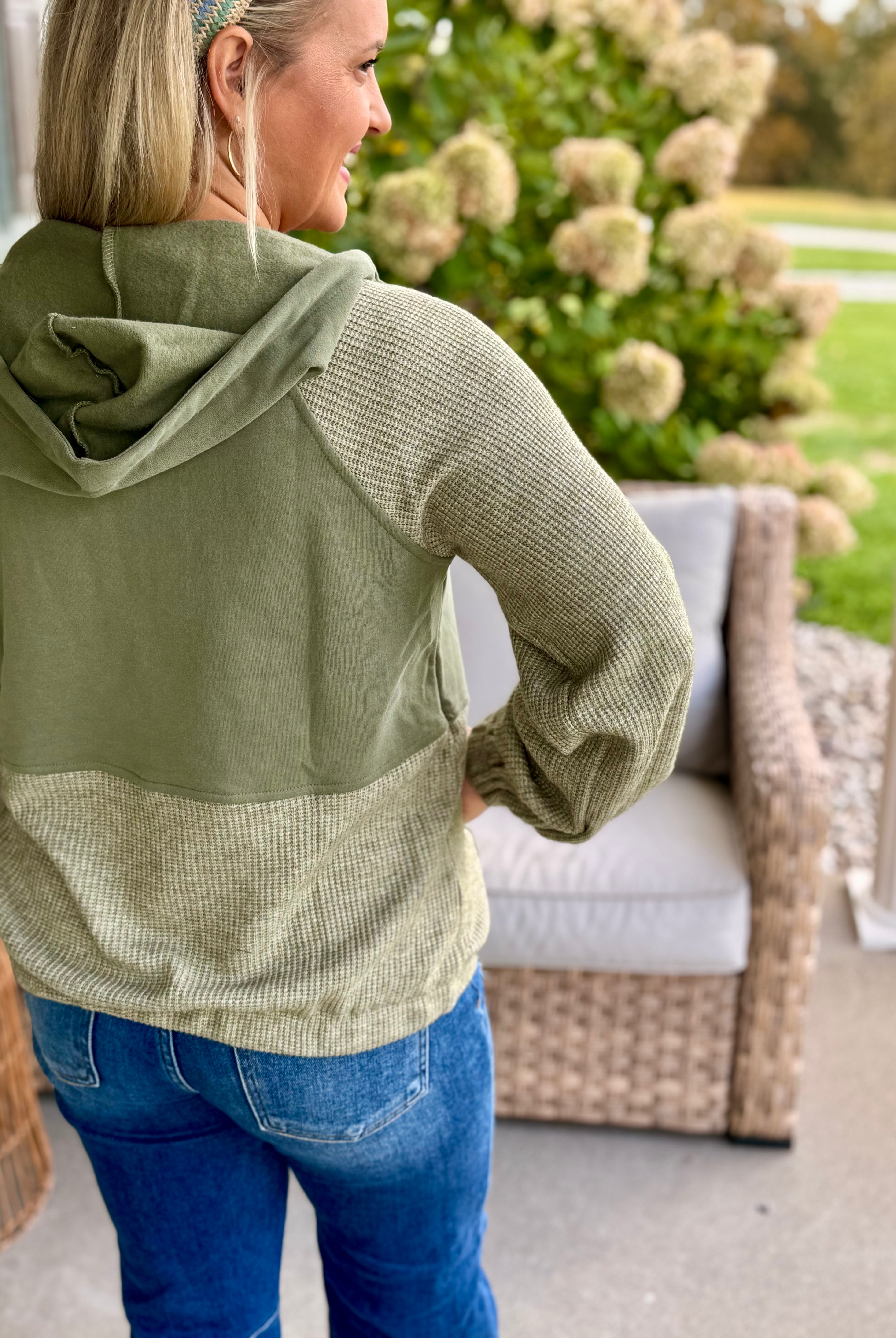 Season's Best Hooded Pullover-110 Long Sleeve Top-Doe and Rae-The Lovely Closet, Women's Fashion Boutique in Alexandria, KY