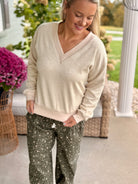 By the Fireside Top-110 Long Sleeve Top-Doe and Rae-The Lovely Closet, Women's Fashion Boutique in Alexandria, KY