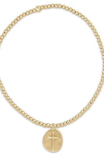 EXTENDS Classic Gold 2mm Inspire Small Charm Bracelet-260 eNewton-eNewton-The Lovely Closet, Women's Fashion Boutique in Alexandria, KY