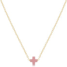 16” Necklace Gold - Signature Cross Small-260 eNewton-enewton-The Lovely Closet, Women's Fashion Boutique in Alexandria, KY