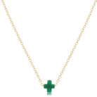 16” Necklace Gold - Signature Cross Small-260 eNewton-enewton-The Lovely Closet, Women's Fashion Boutique in Alexandria, KY