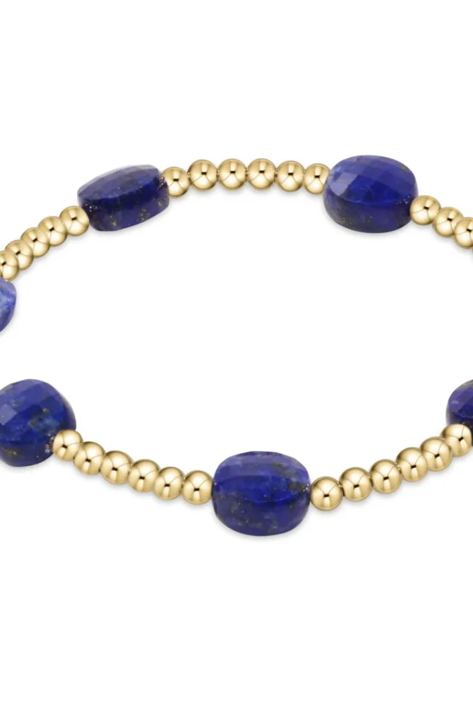 Admire Gold 3MM Bracelet - Lapis-260 eNewton-eNewton-The Lovely Closet, Women's Fashion Boutique in Alexandria, KY