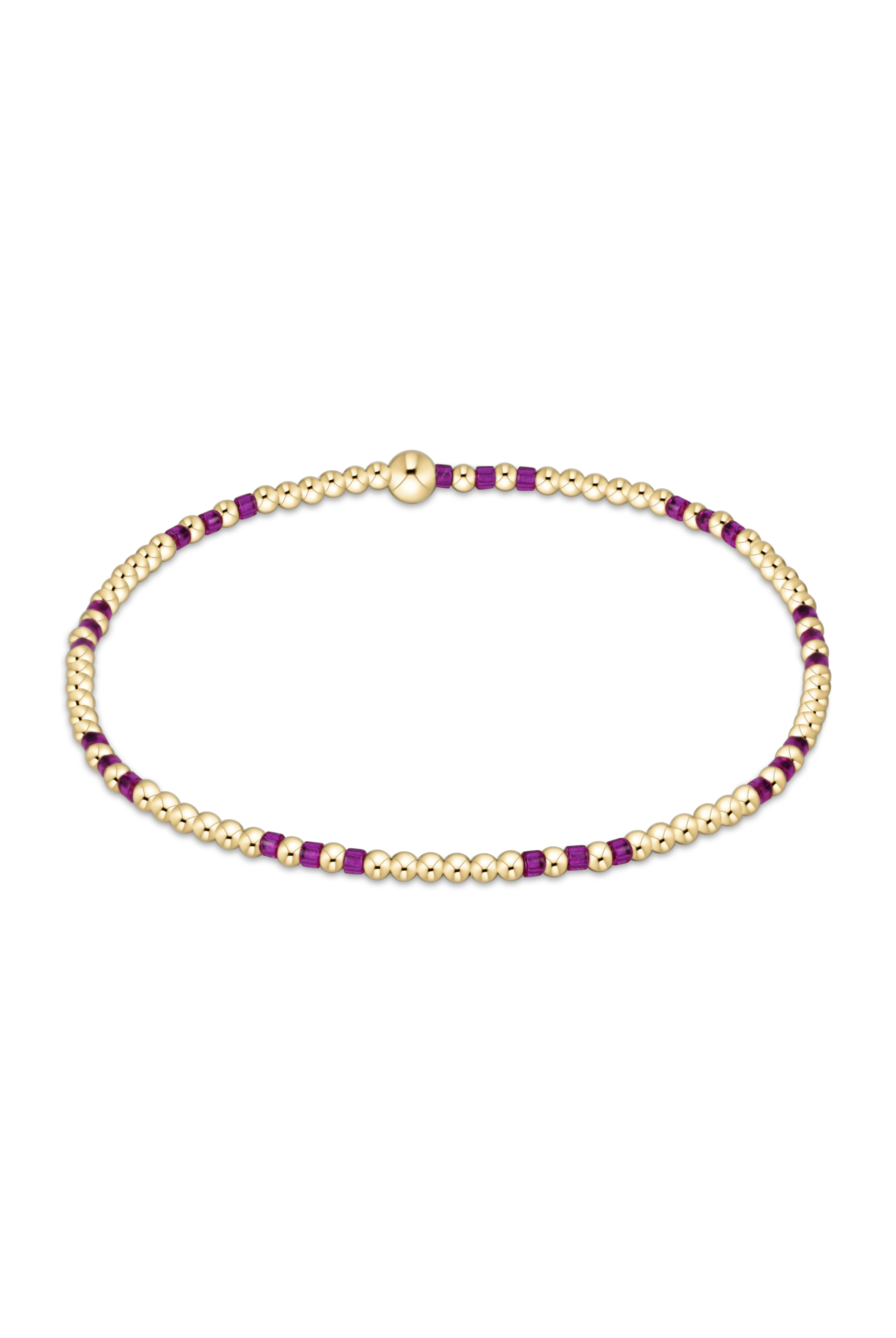 Hope Joy 2MM Bracelet - Fuchsia-260 eNewton-eNewton-The Lovely Closet, Women's Fashion Boutique in Alexandria, KY