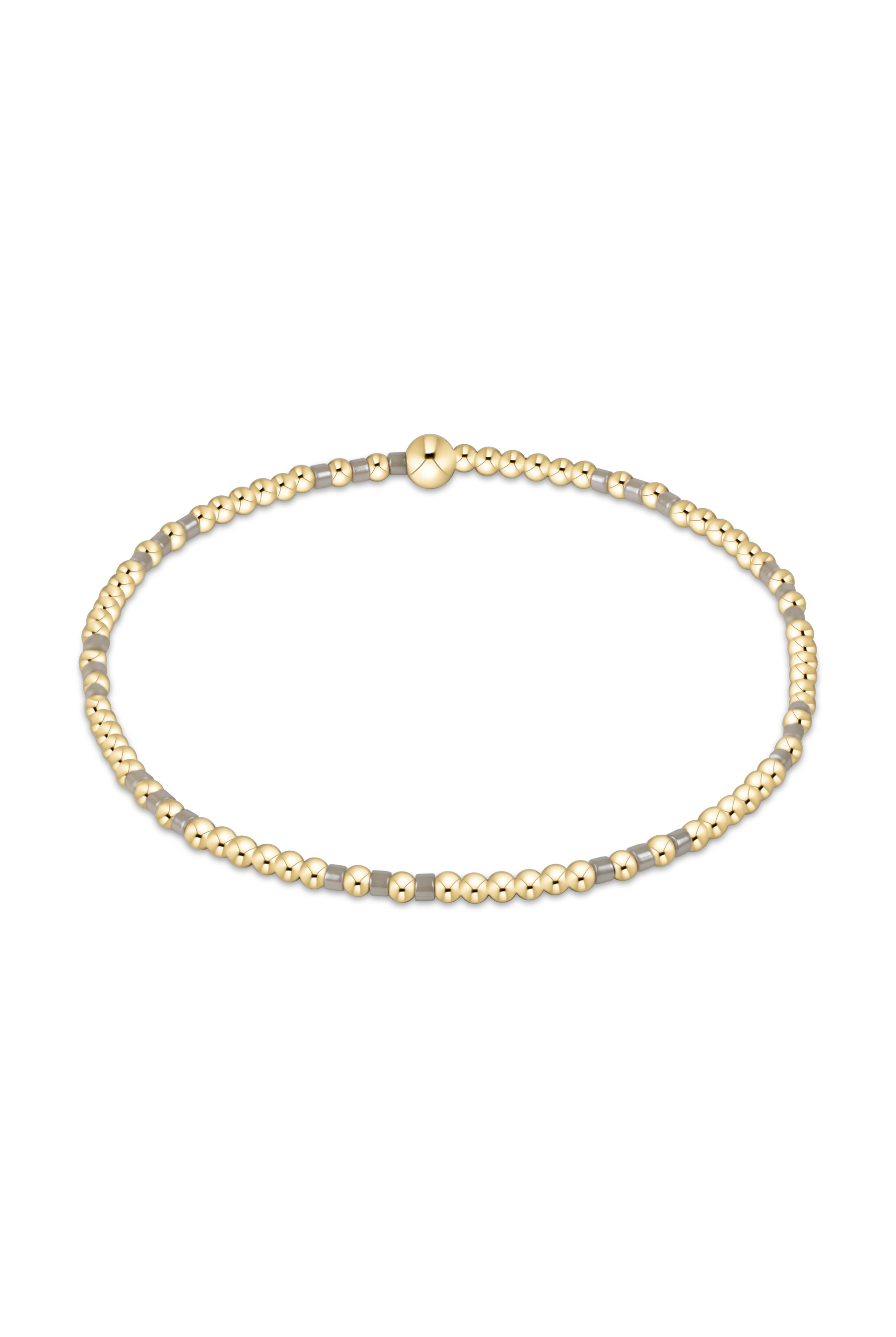 Hope Joy 2MM Bracelet - Taupe with a Twist-260 eNewton-eNewton-The Lovely Closet, Women's Fashion Boutique in Alexandria, KY