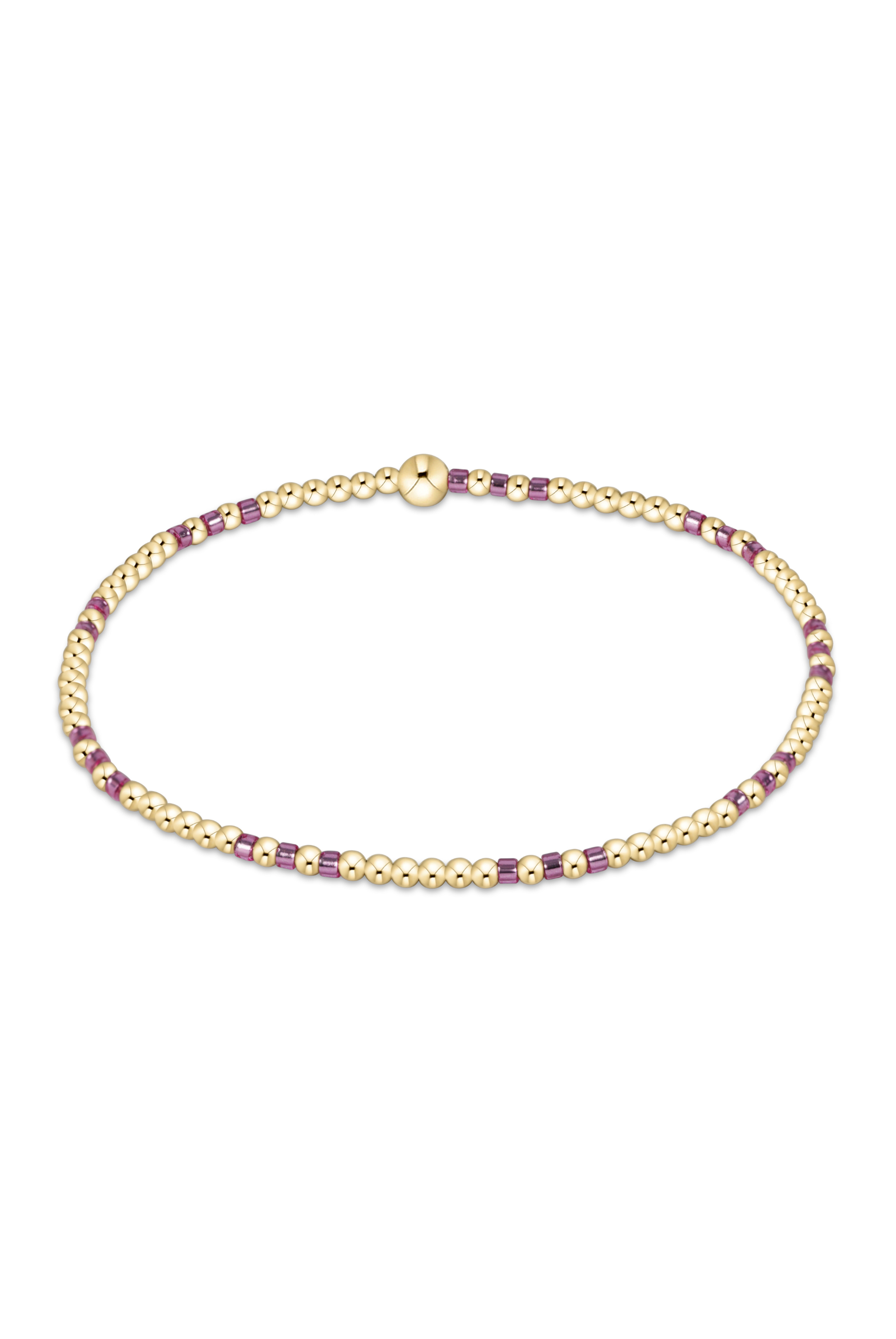 Hope Joy 2MM Bracelet - Pink Metallic-260 eNewton-eNewton-The Lovely Closet, Women's Fashion Boutique in Alexandria, KY