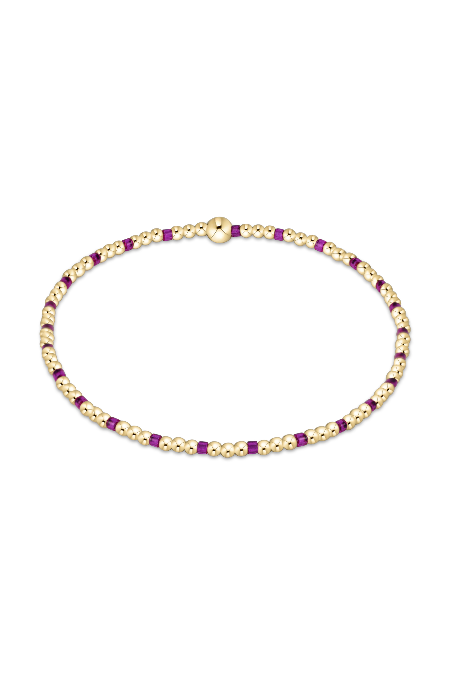 Hope Sincerity 2MM Bracelet - Fuchsia-260 eNewton-enewton-The Lovely Closet, Women's Fashion Boutique in Alexandria, KY