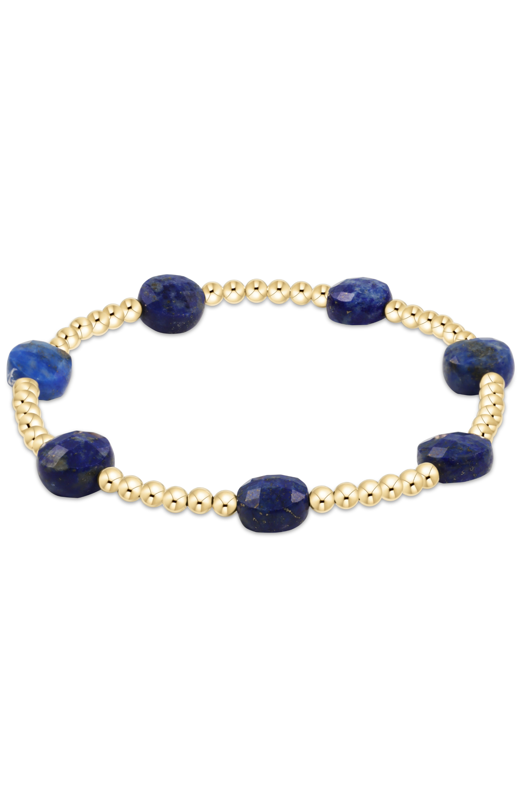 EXTENDS Admire Gold 3MM Bracelet - Lapis-260 eNewton-eNewton-The Lovely Closet, Women's Fashion Boutique in Alexandria, KY