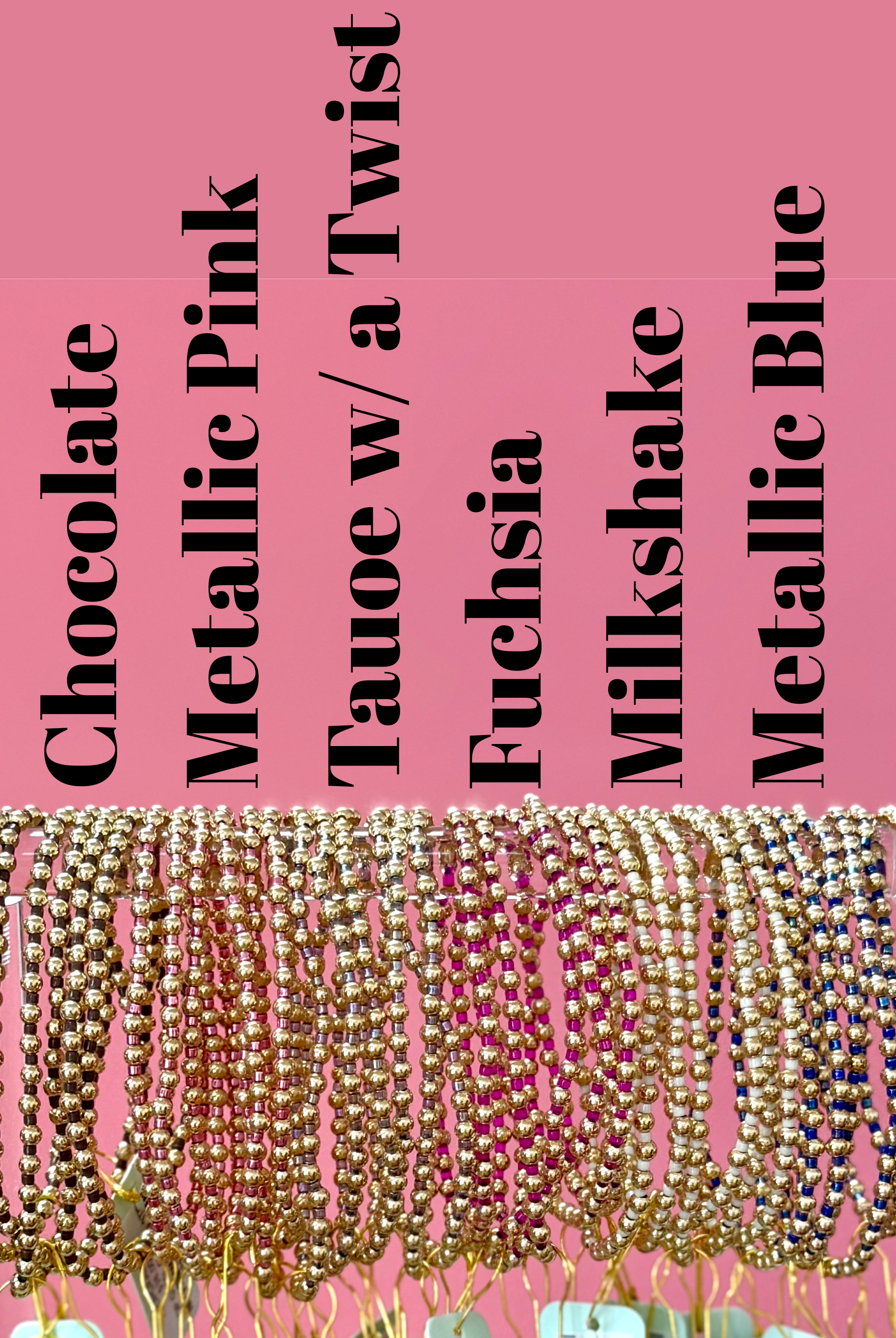 Hope Grateful Bracelet - Pink Metallic-260 eNewton-enewton-The Lovely Closet, Women's Fashion Boutique in Alexandria, KY