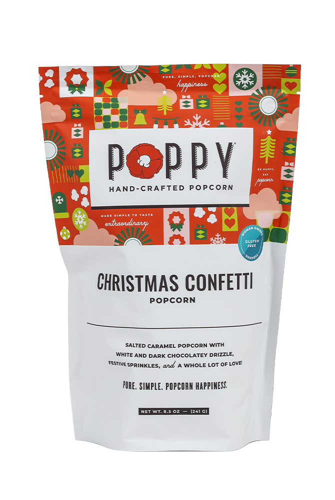 Christmas Confetti Popcorn-330 Food-Poppy Hand-Crafted Popcorn-The Lovely Closet, Women's Fashion Boutique in Alexandria, KY