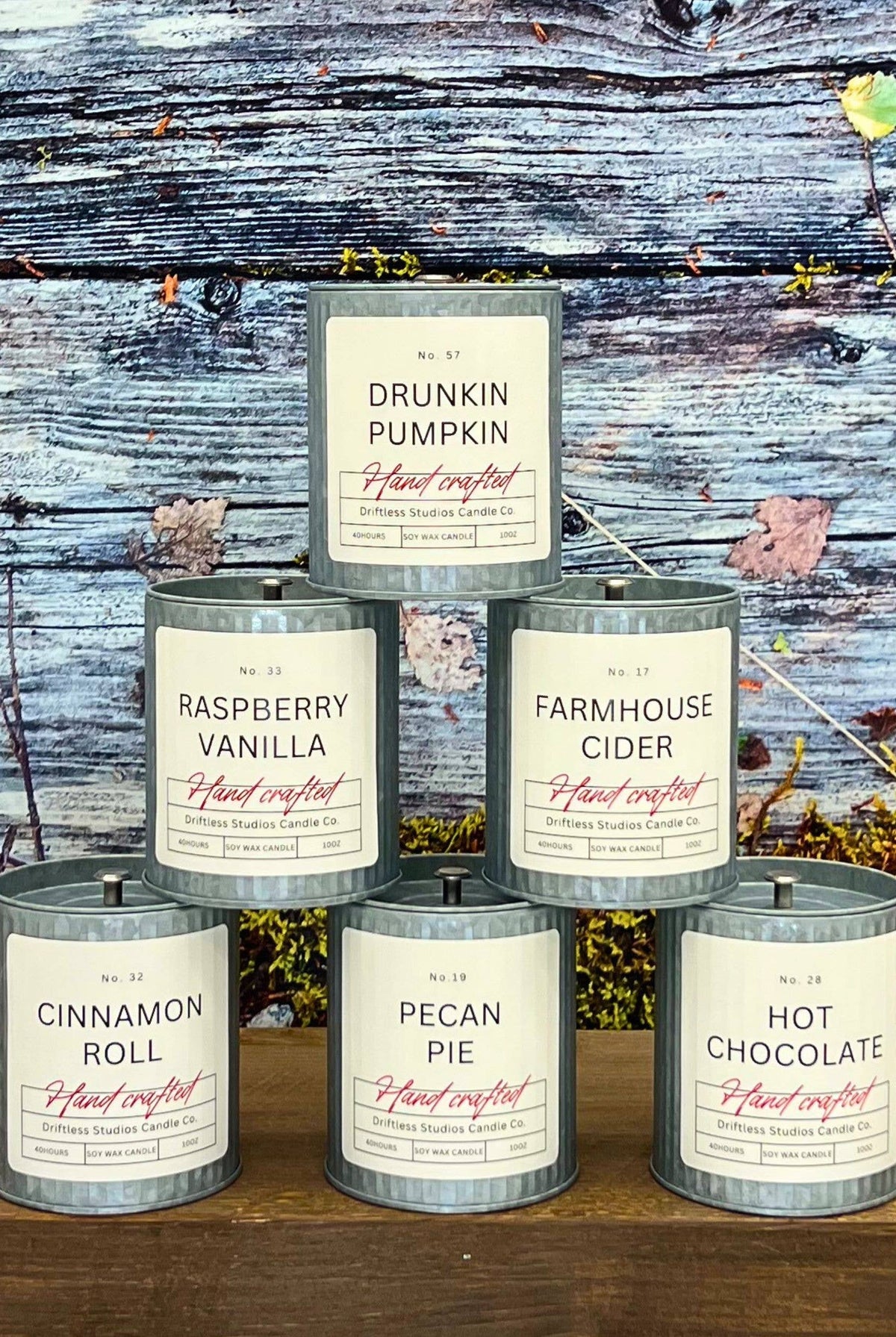 Cinnamon Roll Fall Decor Tin Soy Candle - Holiday Candles-310 Gift-Driftless Studios-The Lovely Closet, Women's Fashion Boutique in Alexandria, KY