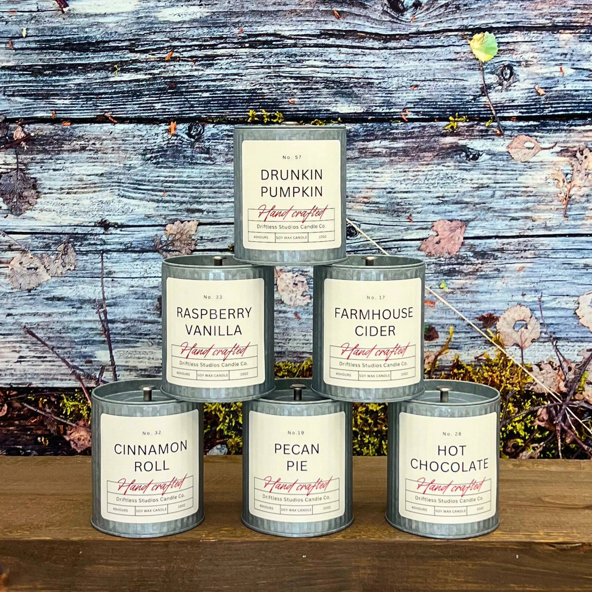 Cinnamon Roll Fall Decor Tin Soy Candle - Holiday Candles-310 Gift-Driftless Studios-The Lovely Closet, Women's Fashion Boutique in Alexandria, KY