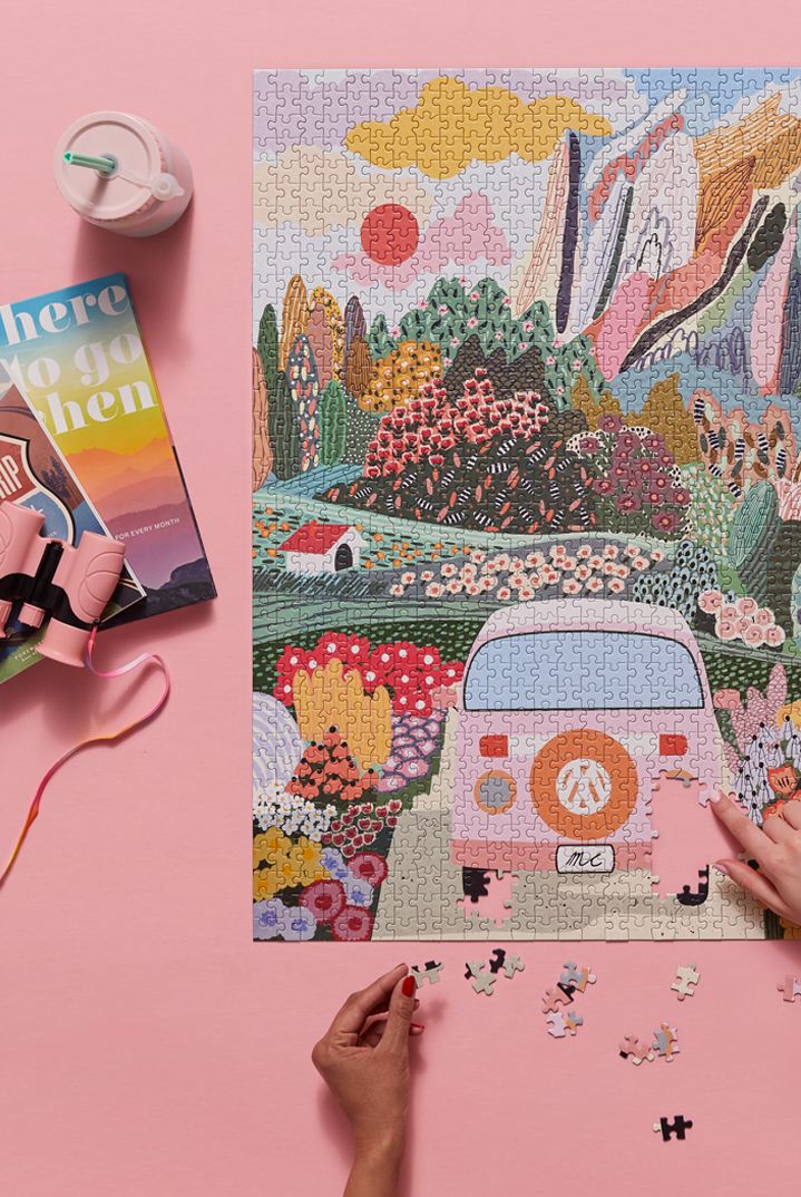 Road Trip 1000 Piece Puzzle-310 Gift-WerkShoppe-The Lovely Closet, Women's Fashion Boutique in Alexandria, KY