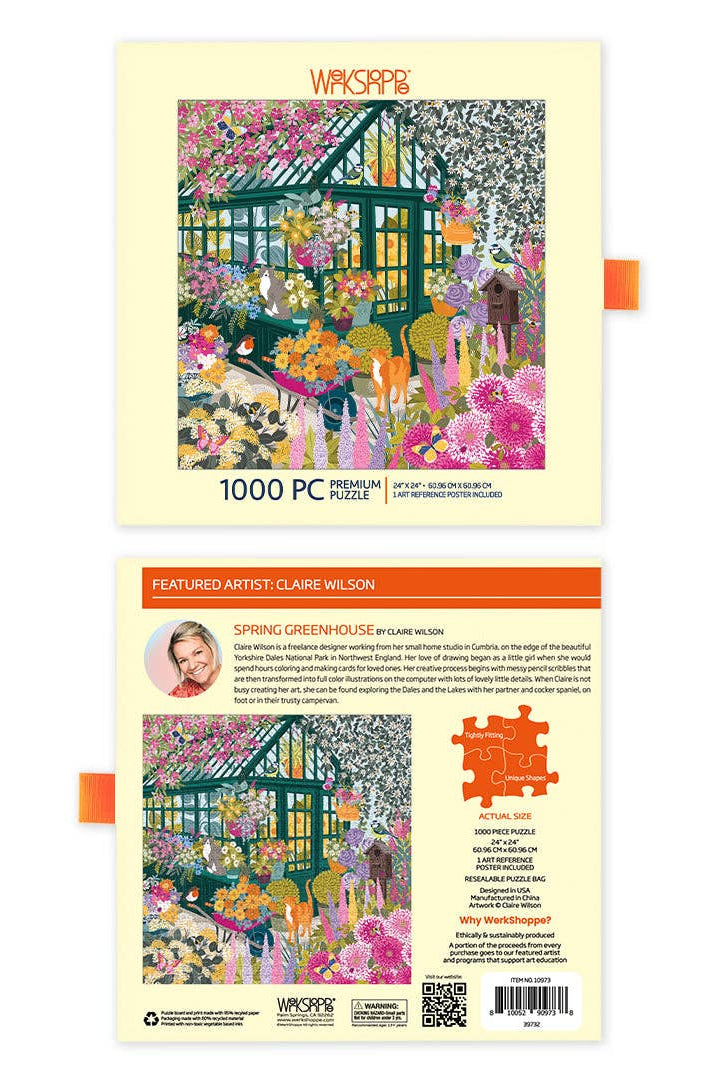 Spring Greenhouse 1000 Piece Puzzle-310 Gift-WerkShoppe-The Lovely Closet, Women's Fashion Boutique in Alexandria, KY