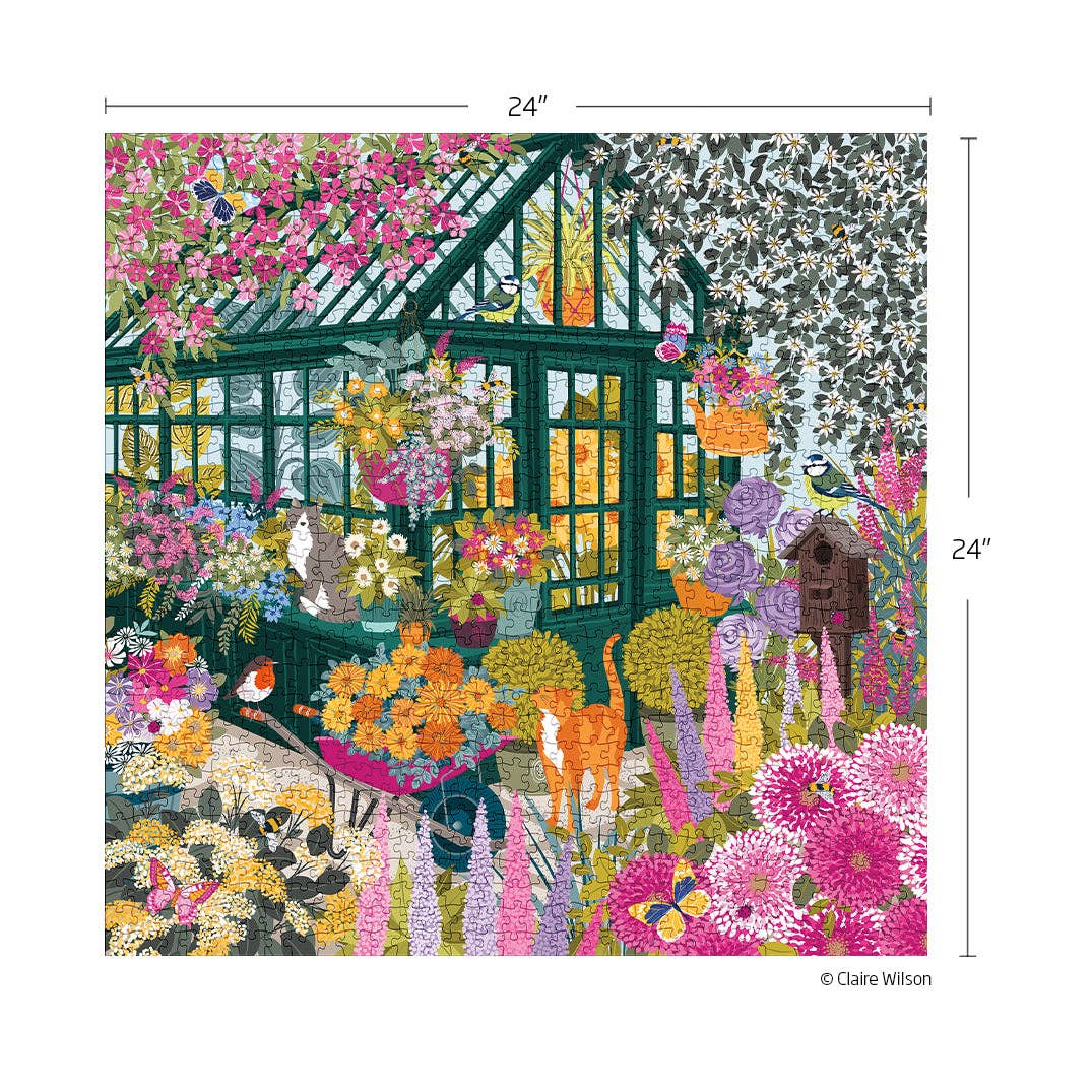 Spring Greenhouse 1000 Piece Puzzle-310 Gift-WerkShoppe-The Lovely Closet, Women's Fashion Boutique in Alexandria, KY