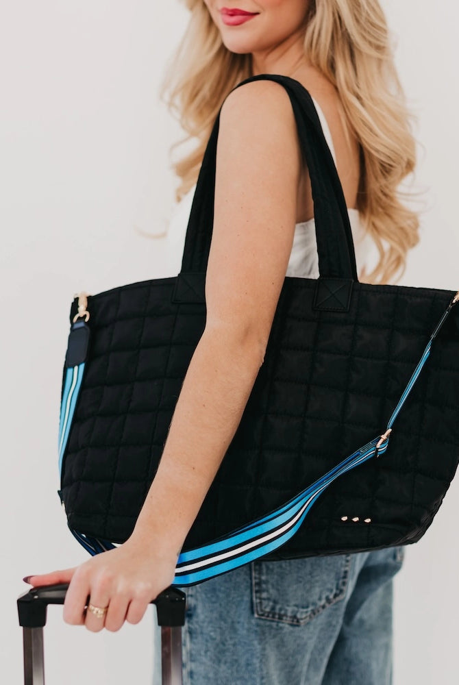 *Pre-Order* Day Dreamer Quilted Tote Bag-290 Bag/Handbags-Pretty Simple-The Lovely Closet, Women's Fashion Boutique in Alexandria, KY