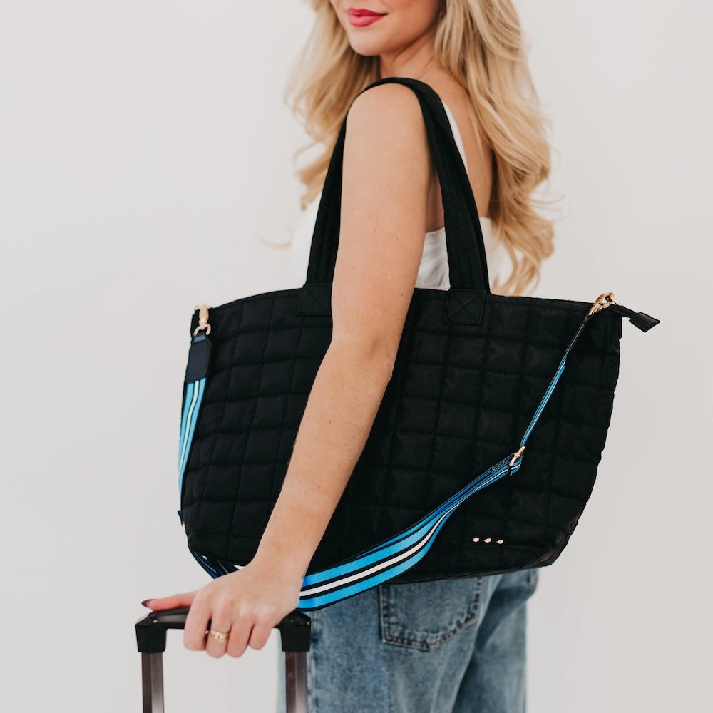 *Pre-Order* Day Dreamer Quilted Tote Bag-290 Bag/Handbags-Pretty Simple-The Lovely Closet, Women's Fashion Boutique in Alexandria, KY