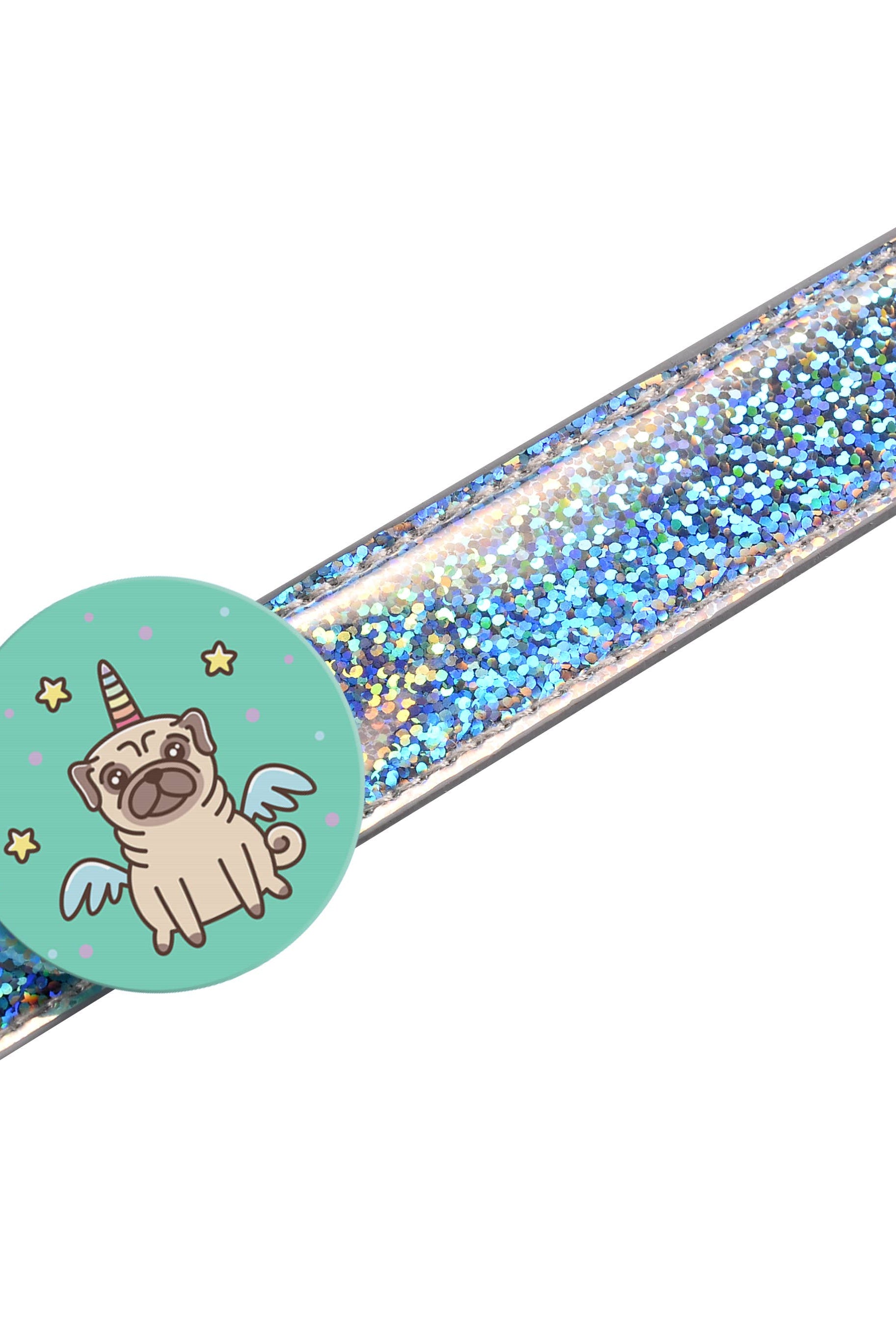 Glitter Slap Bracelet with 3D Image-Shifting Charms-310 Gift-Frog Sac-The Lovely Closet, Women's Fashion Boutique in Alexandria, KY