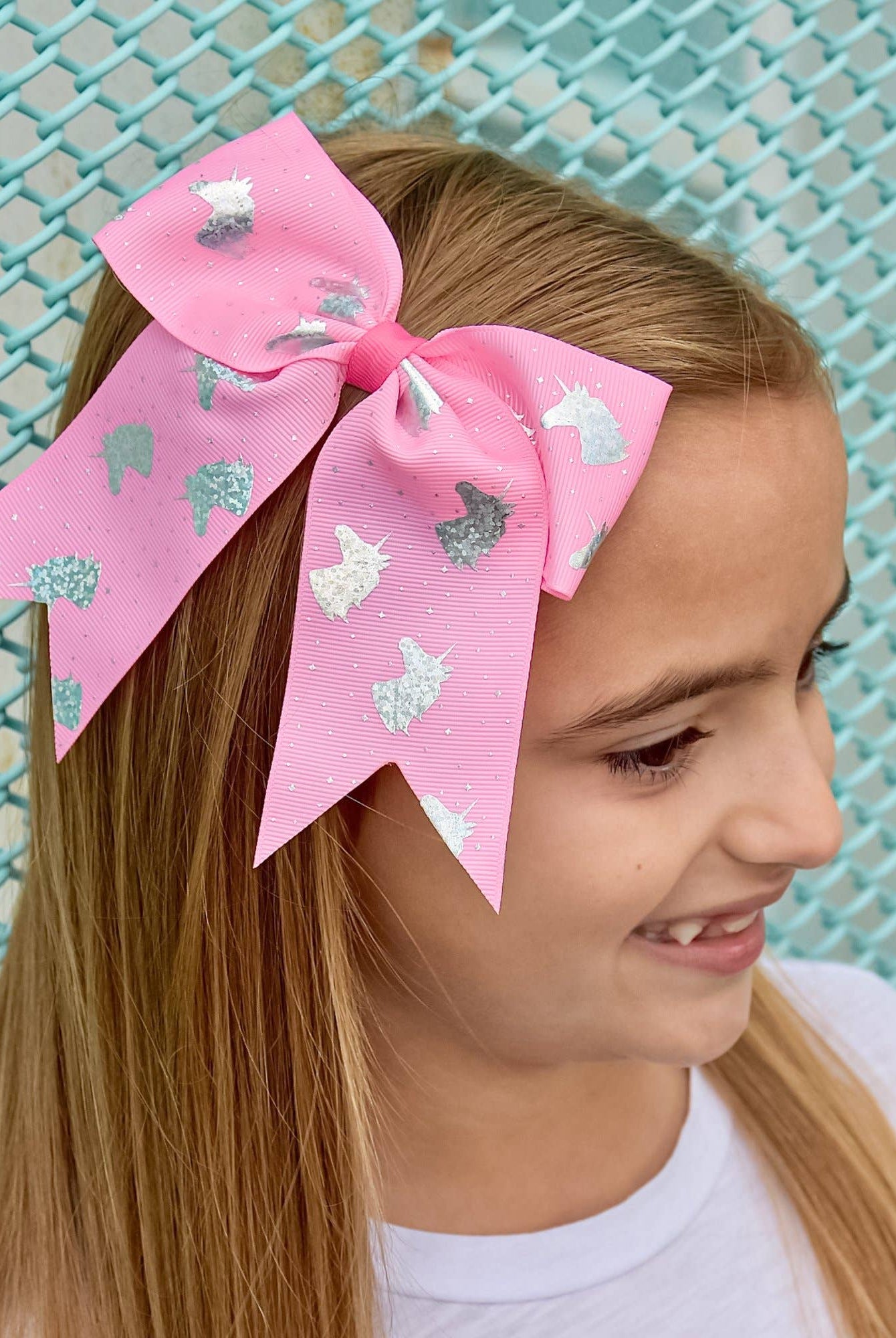 Large Unicorn Glitter Hair Bows-310 Gift-Frog Sac-The Lovely Closet, Women's Fashion Boutique in Alexandria, KY