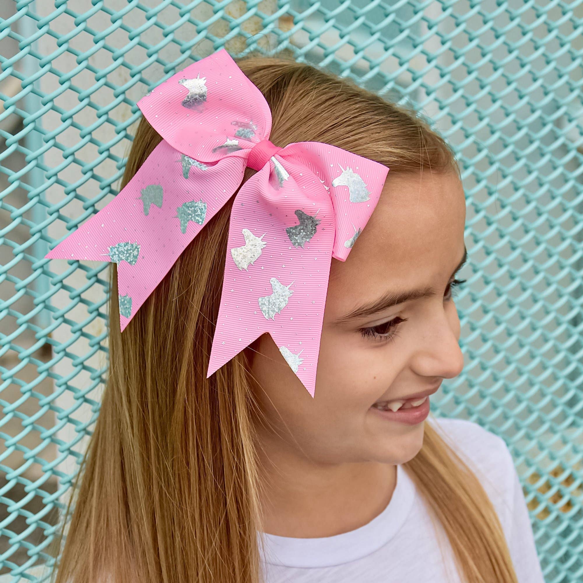 Large Unicorn Glitter Hair Bows-310 Gift-Frog Sac-The Lovely Closet, Women's Fashion Boutique in Alexandria, KY