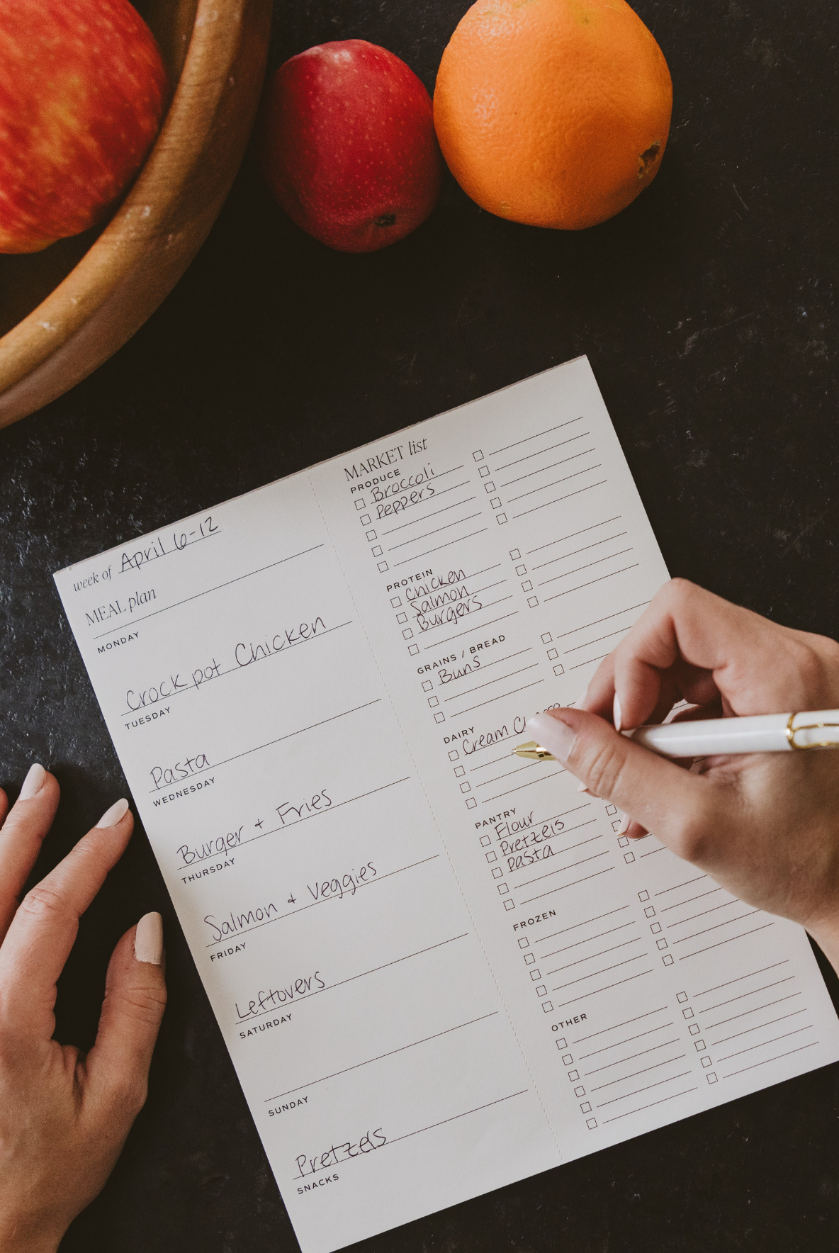 Weekly Meal Plan Notepad-310 Gift-Sweet Water Decor-The Lovely Closet, Women's Fashion Boutique in Alexandria, KY