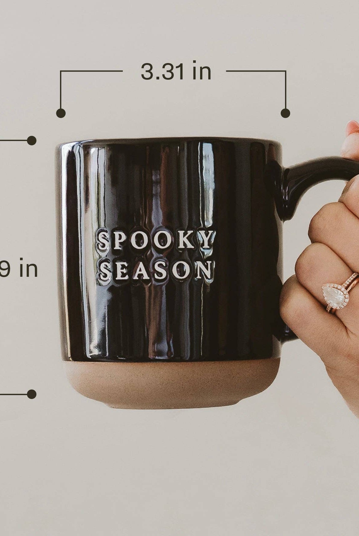 Brown Leaves Stoneware Coffee Mug-310 Gift-Sweet Water Decor-The Lovely Closet, Women's Fashion Boutique in Alexandria, KY