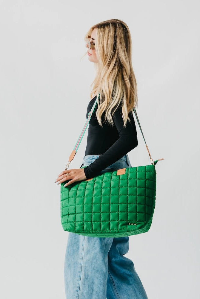 *Pre-Order* Day Dreamer Quilted Tote Bag-290 Bag/Handbags-Pretty Simple-The Lovely Closet, Women's Fashion Boutique in Alexandria, KY