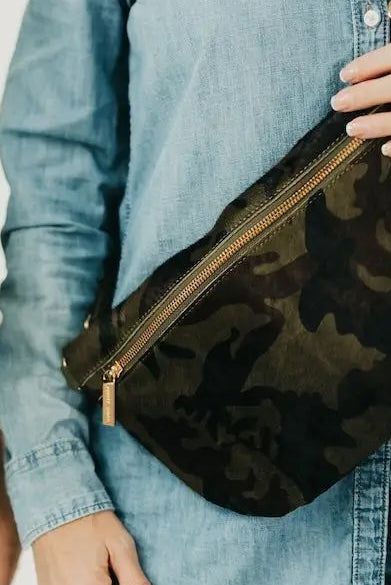 Westlyn Woven Bum Bag - Camo-290 Bag/Handbags-Pretty Simple-The Lovely Closet, Women's Fashion Boutique in Alexandria, KY