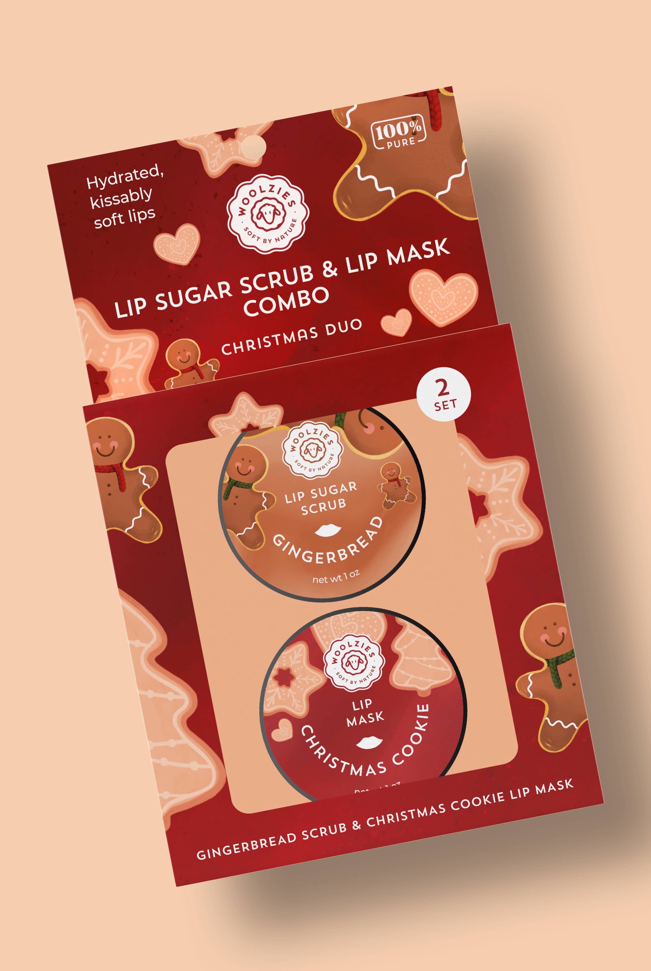 Lip Sugar Scrub & Lip Mask Christmas Duo-350 Holiday-Woolzies-The Lovely Closet, Women's Fashion Boutique in Alexandria, KY