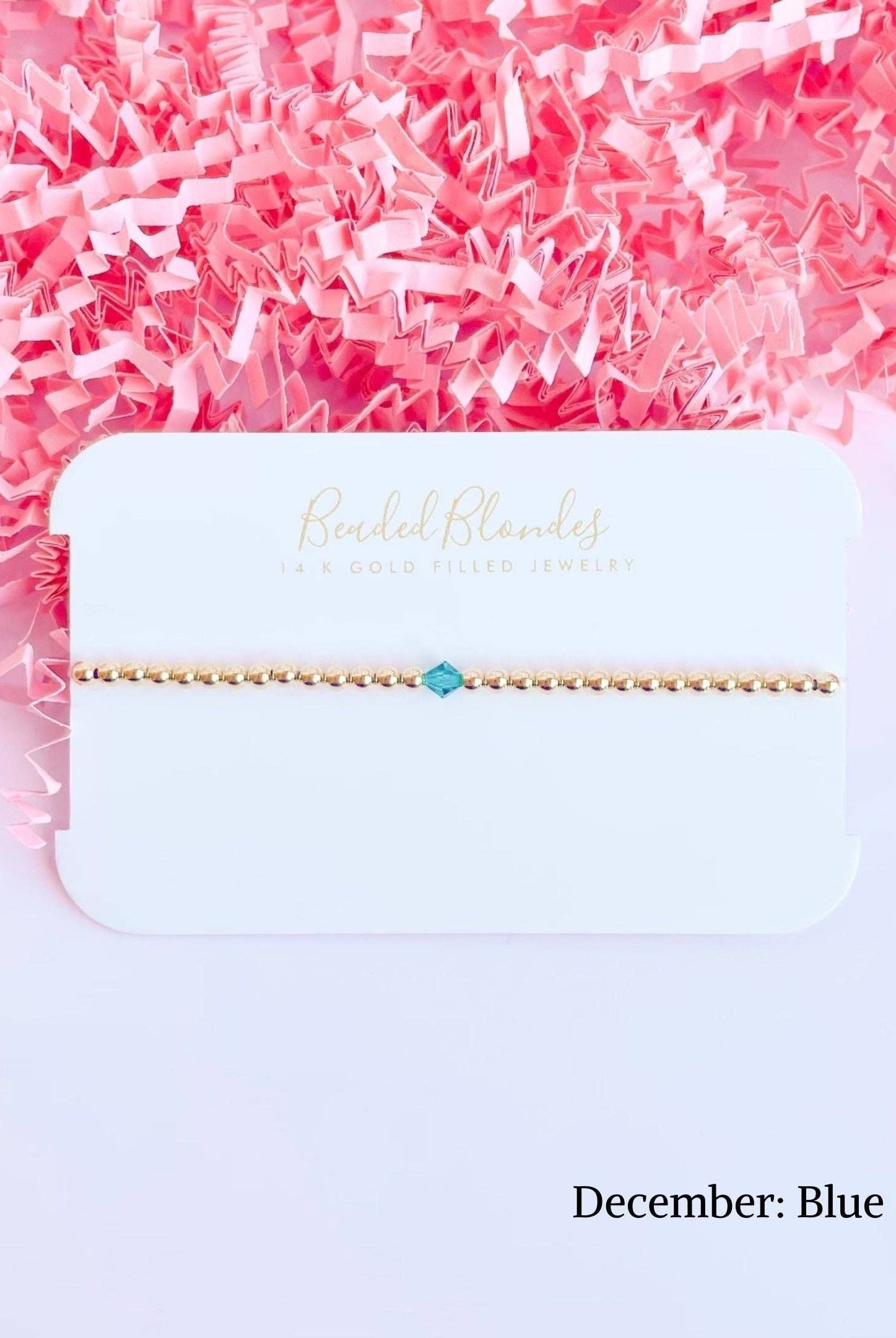 Beaded Blondes 7.25 inch Swarovski Birthstone Bracelet-250 Jewelry-Beaded Blondes-The Lovely Closet, Women's Fashion Boutique in Alexandria, KY