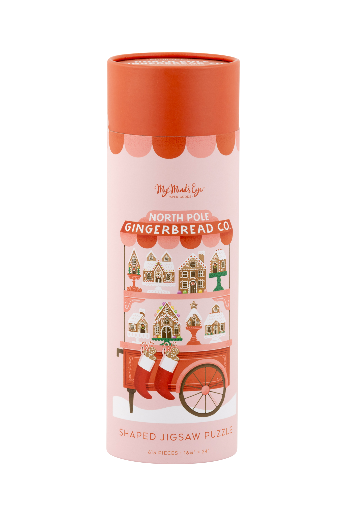 North Pole Gingerbread Co Shaped Christmas Puzzle-310 Gift-My Mind’s Eye-The Lovely Closet, Women's Fashion Boutique in Alexandria, KY