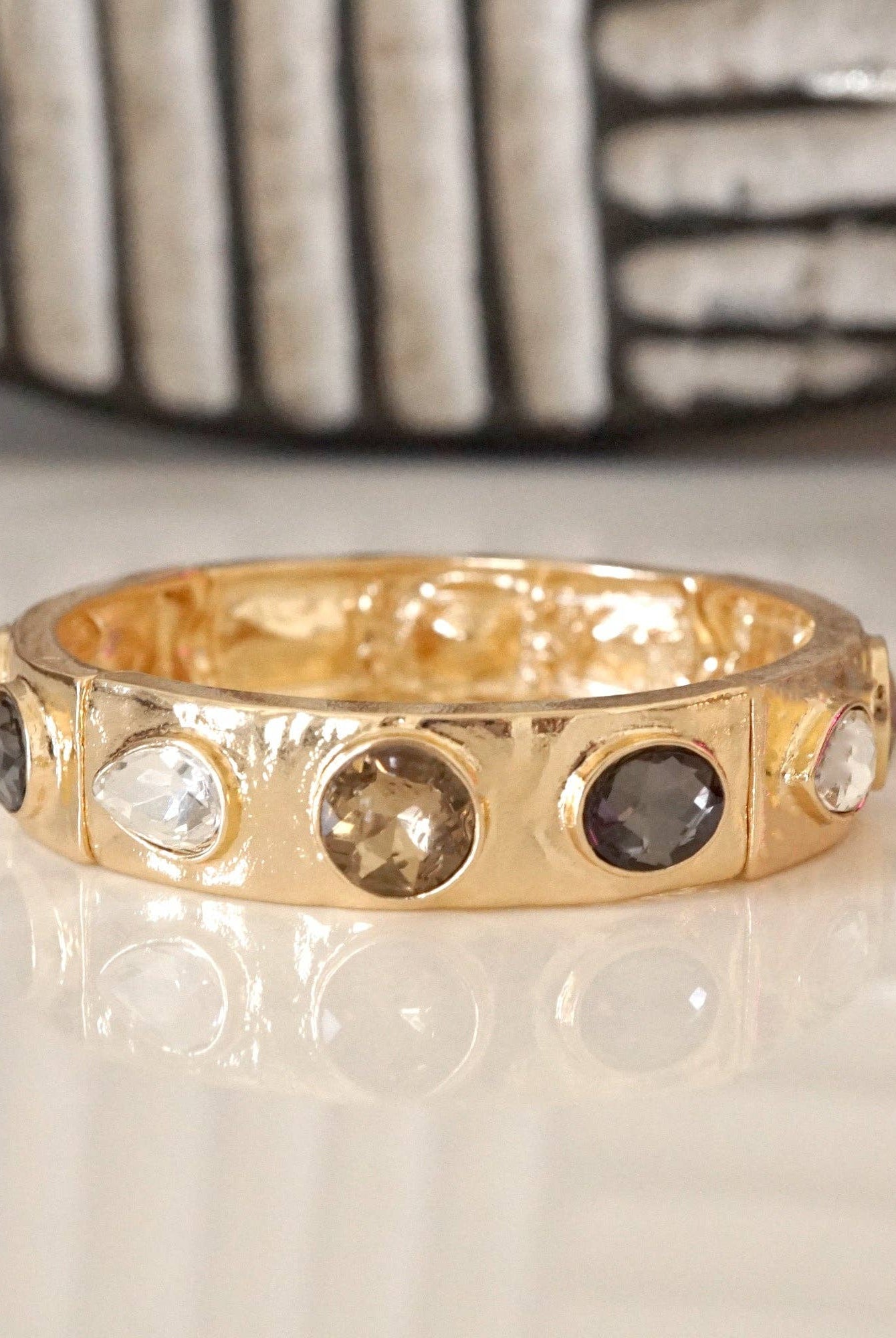 Sparkly Crystal Stretch Bangle Bracelet-250 Jewelry-PennyLine inc-The Lovely Closet, Women's Fashion Boutique in Alexandria, KY