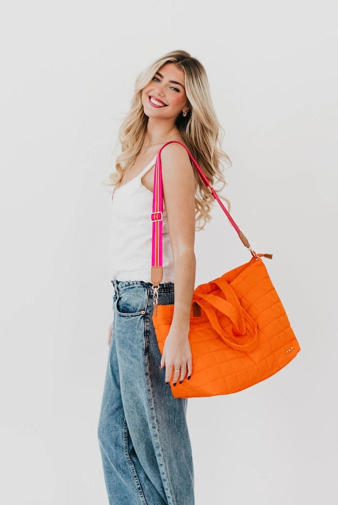 *Pre-Order* Day Dreamer Quilted Tote Bag-290 Bag/Handbags-Pretty Simple-The Lovely Closet, Women's Fashion Boutique in Alexandria, KY