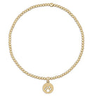 EGIRL Classic Gold 2MM Paw Print Bracelet-260 eNewton-eNewton-The Lovely Closet, Women's Fashion Boutique in Alexandria, KY