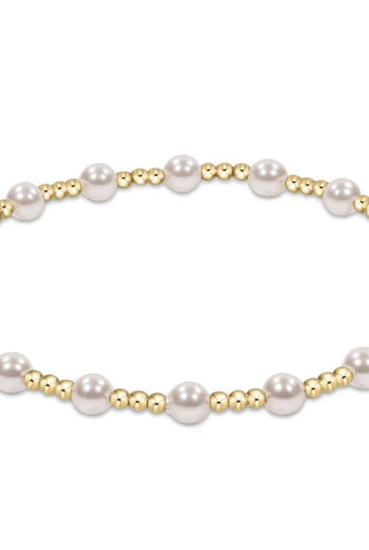 EGIRL Classic Pearl Sincerity 4mm Bracelet-260 eNewton-enewton-The Lovely Closet, Women's Fashion Boutique in Alexandria, KY