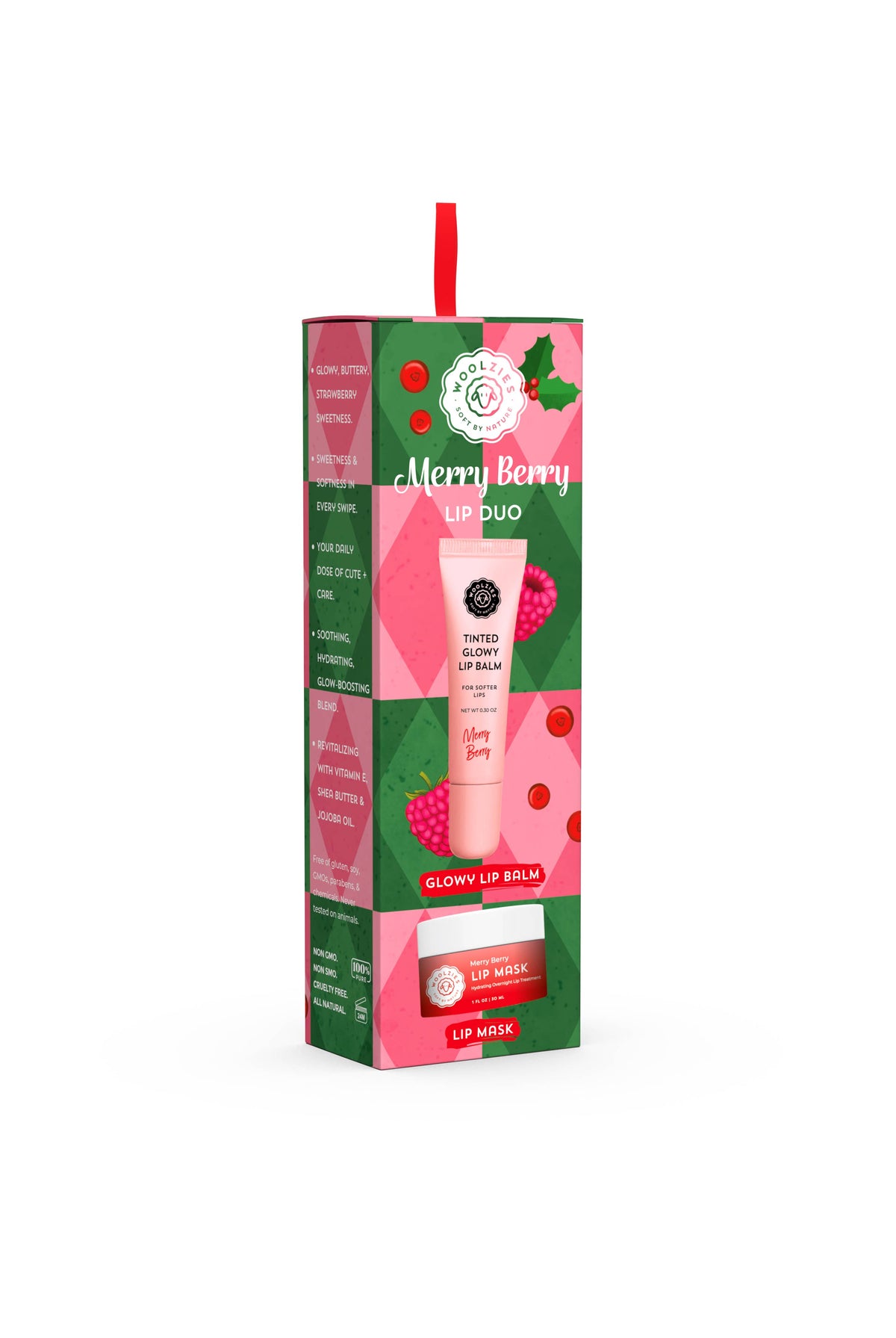 Merry Berry Lip Duo – Glowy Balm + Lip Mask-350 Holiday-Woolzies-The Lovely Closet, Women's Fashion Boutique in Alexandria, KY