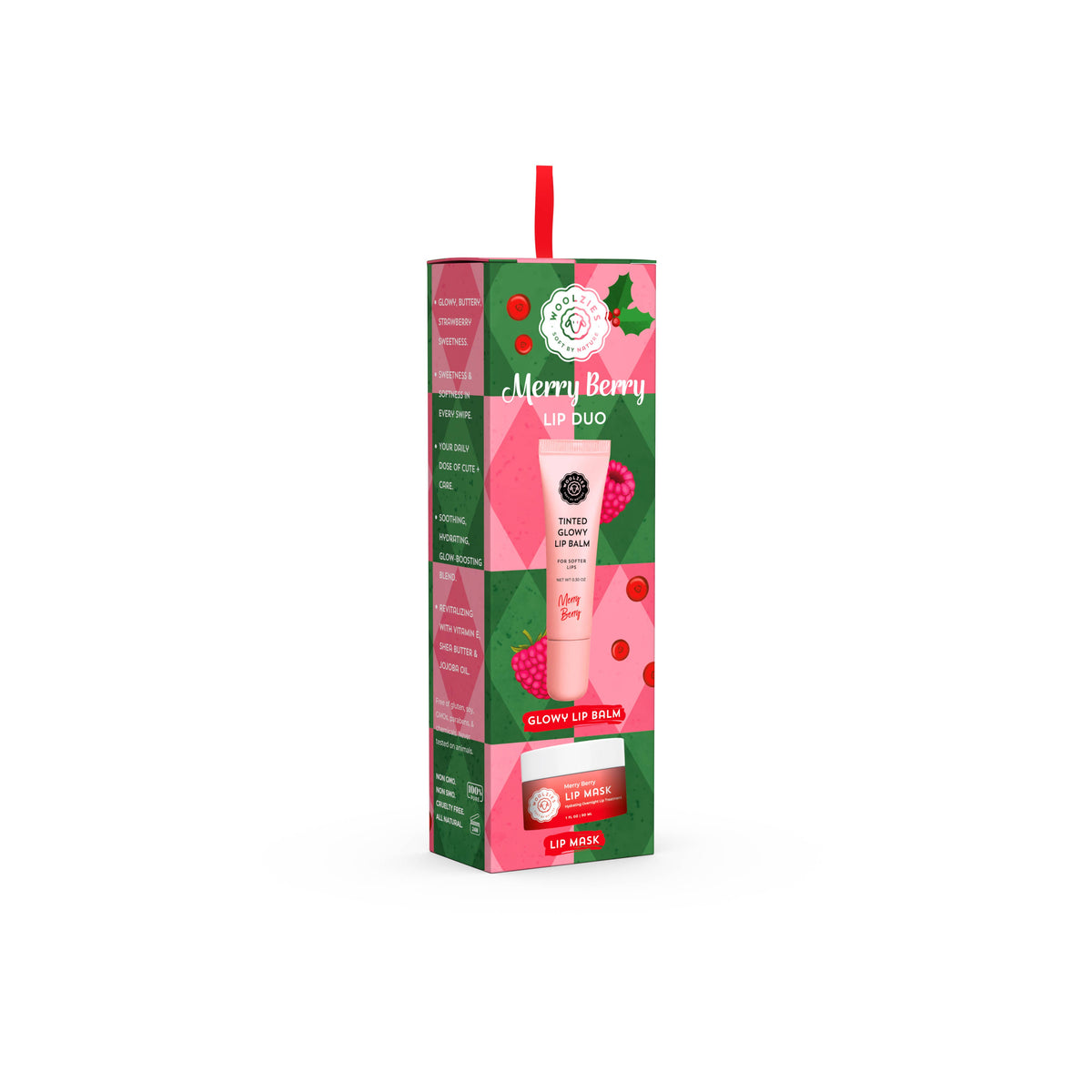 Merry Berry Lip Duo – Glowy Balm + Lip Mask-350 Holiday-Woolzies-The Lovely Closet, Women's Fashion Boutique in Alexandria, KY